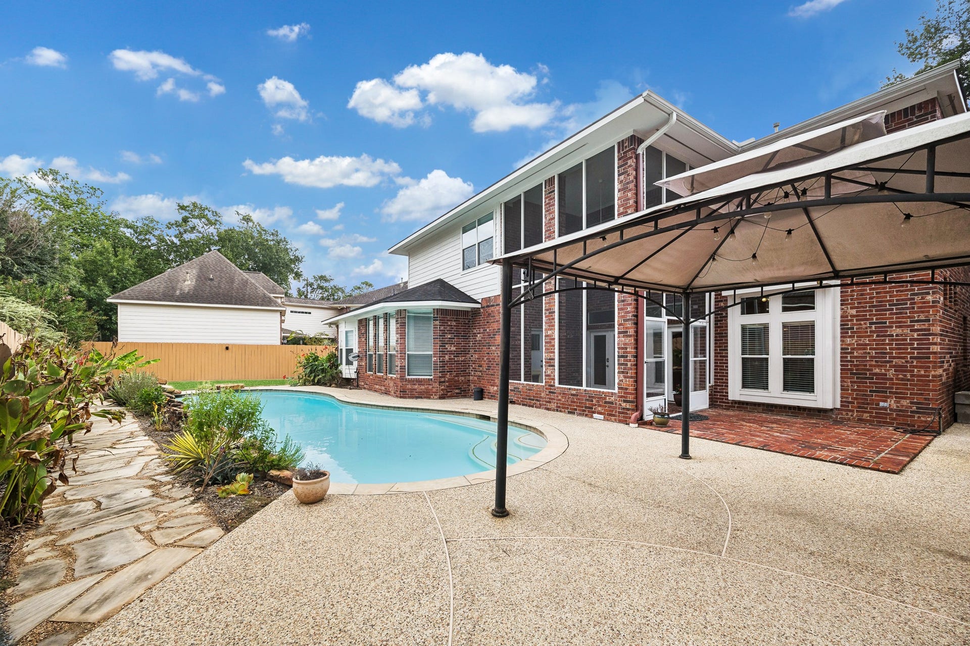 11510 Pecan Canyon Court, Tomball, TX 77377 Large patio area for entertaining