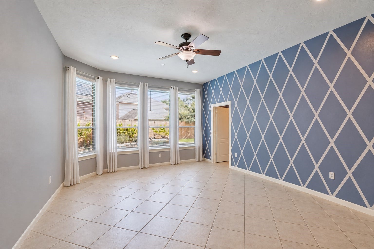 11510 Pecan Canyon Court, Tomball, TX 77377 Primary bedroom with views of the pool