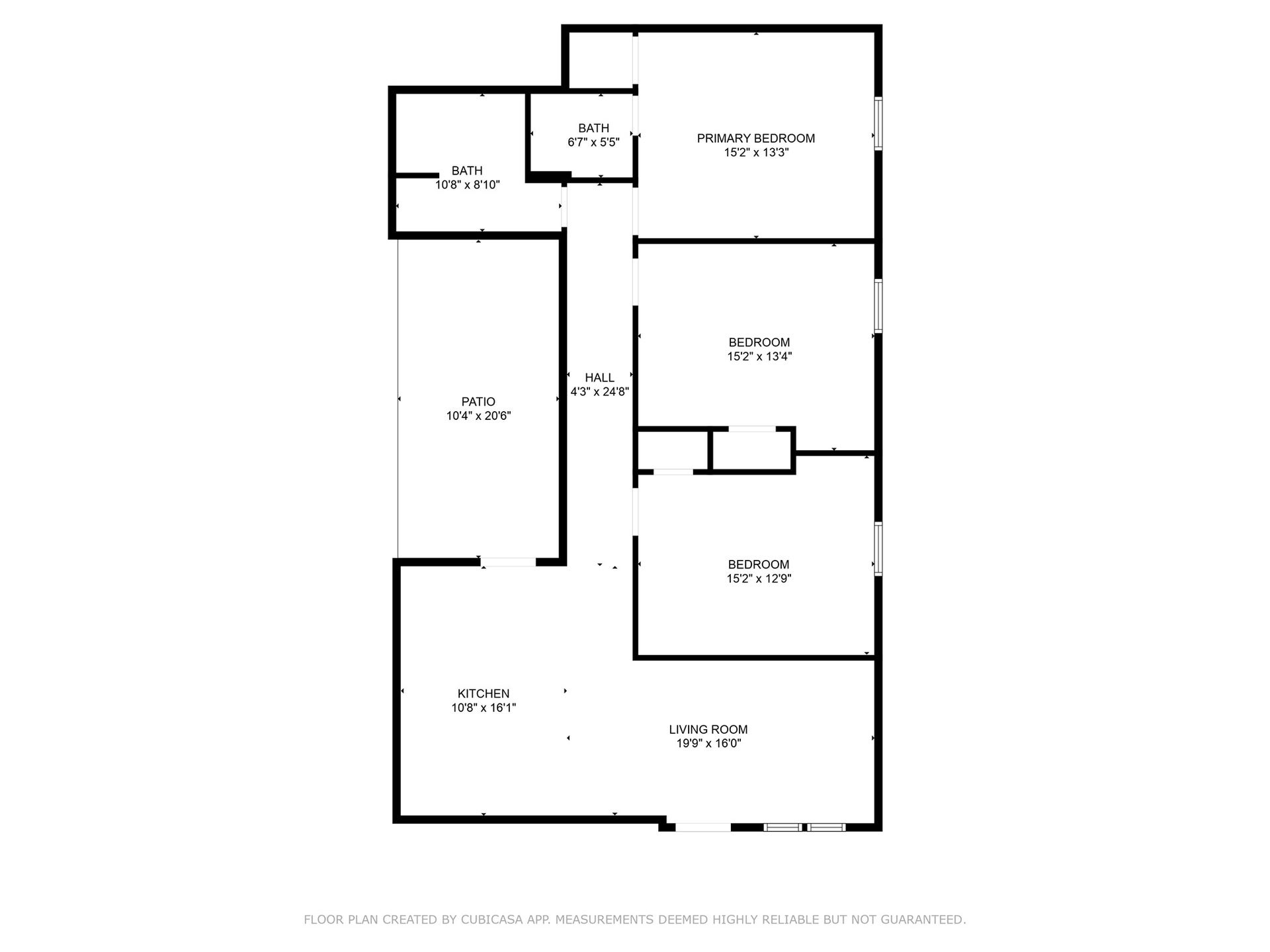 7307 Avenue O, Santa Fe, TX 77510 Unit 2 Floor Plan
