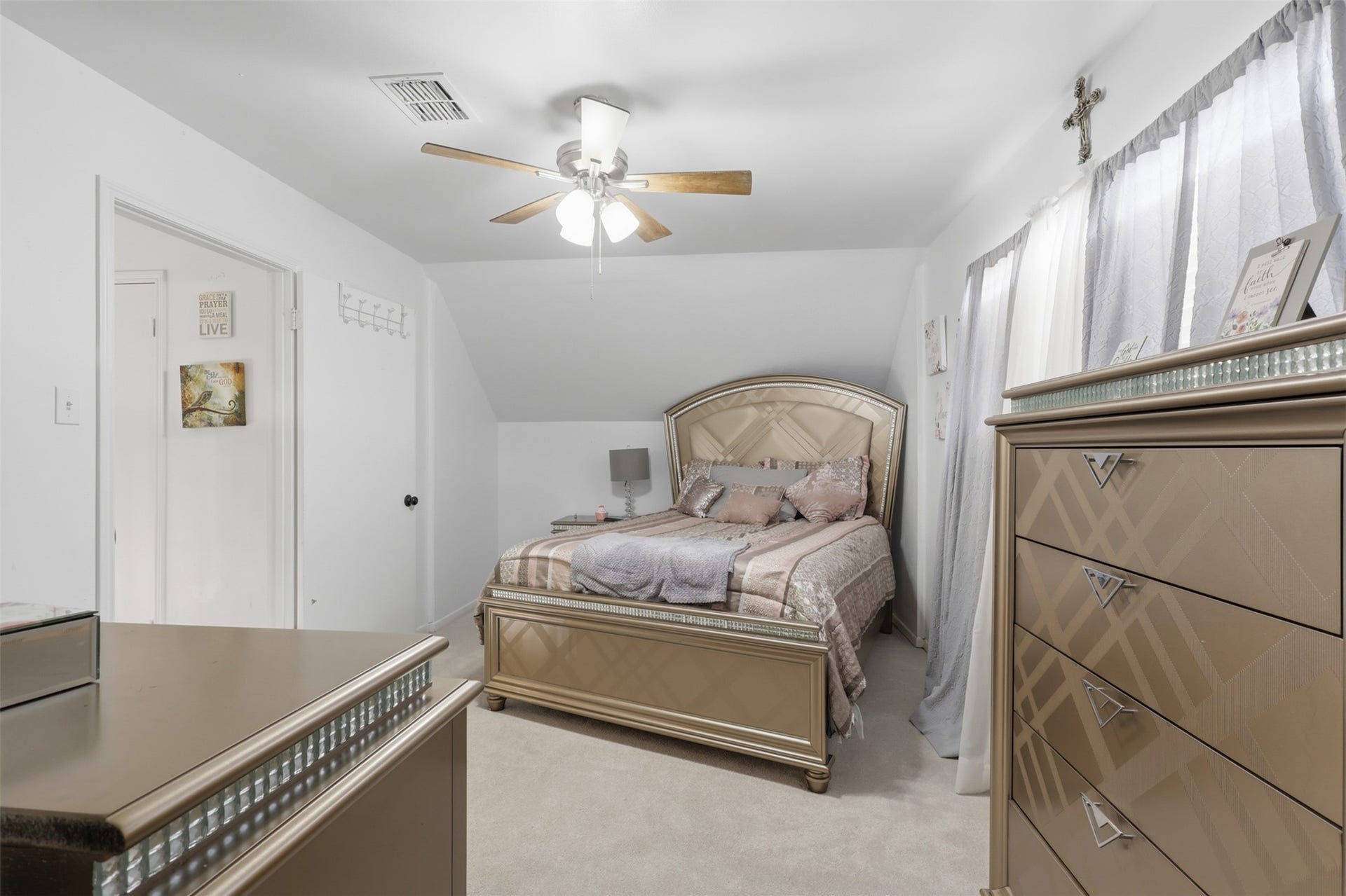 Additional secondary bedroom provides plenty of space for sleeping, studying, or play.