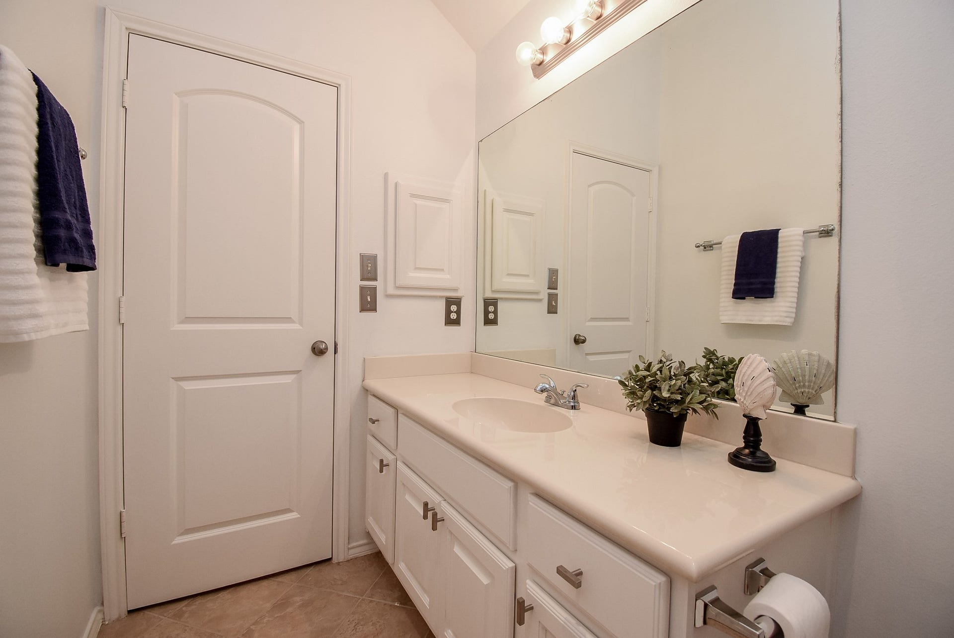 1334 Laura Hills Lane, Spring, TX 77386 Extra cabinet storage space plus a built-in medicaine cabinet.