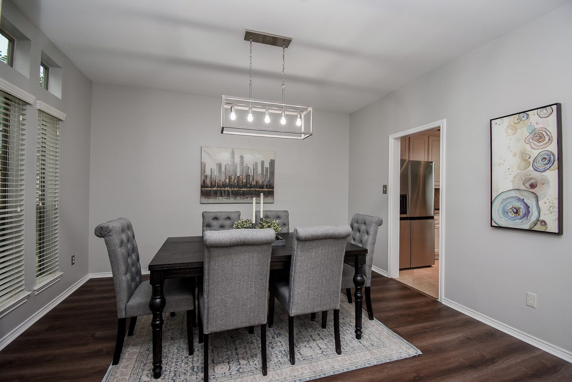1334 Laura Hills Lane, Spring, TX 77386 Updated chandelier and fresh paint!