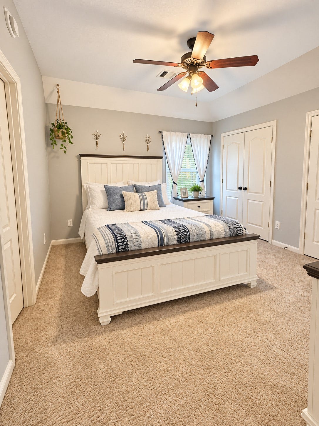 14215 Windy Crossing Lane, Humble, TX 77396 Bright and inviting upstairs 3rd bedroom featuring a vaulted ceiling, soft carpeting, and plenty of natural lighta cozy retreat for rest and relaxation.