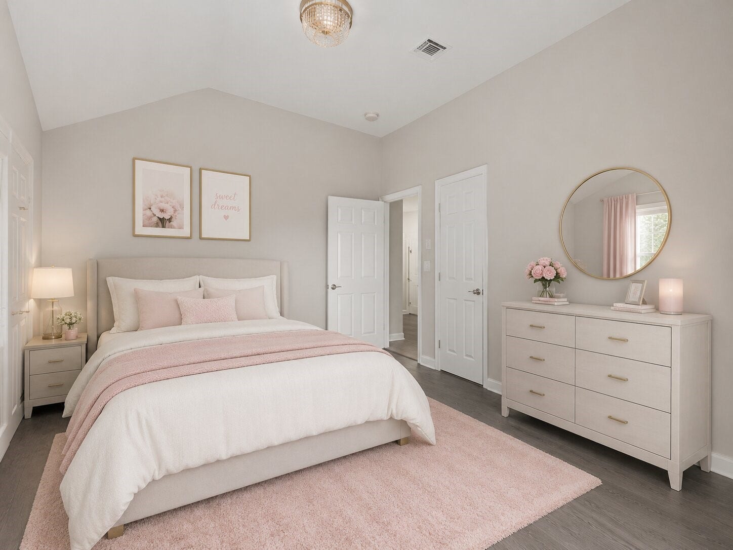 11 Victorian Run, Sugar Land, TX 77498 Bright and airy bedroom offering a clean, modern feel with neutral tones and soft carpeting. Conveniently positioned near additional living areas, this room provides both comfort and easy accessibility.