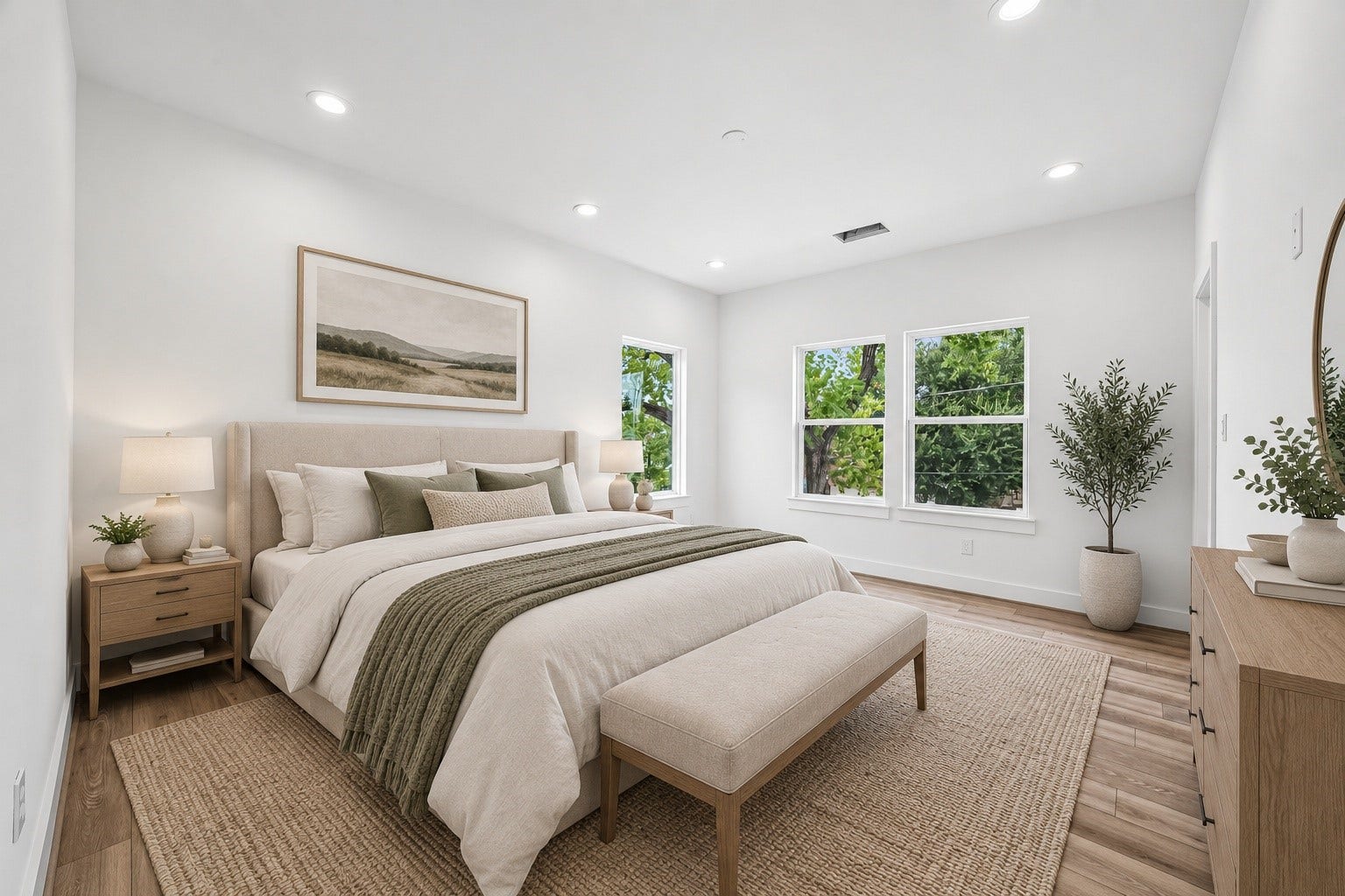 6415 Goforth Street, Houston, TX 77021 Primary Bed. Virtually Staged.