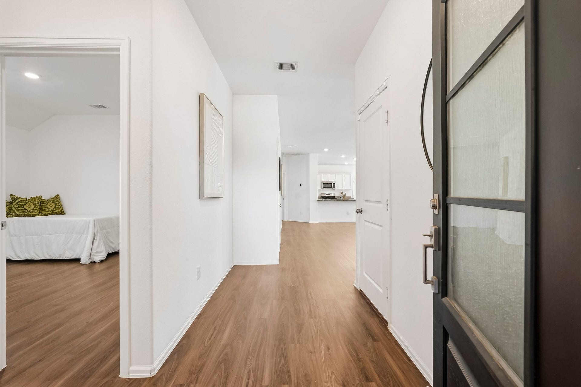 5232 Pine Pass Drive, Rosenberg, TX 77469 As you enter you are welcomed into the entry with solid floors throughout the home and so much light!