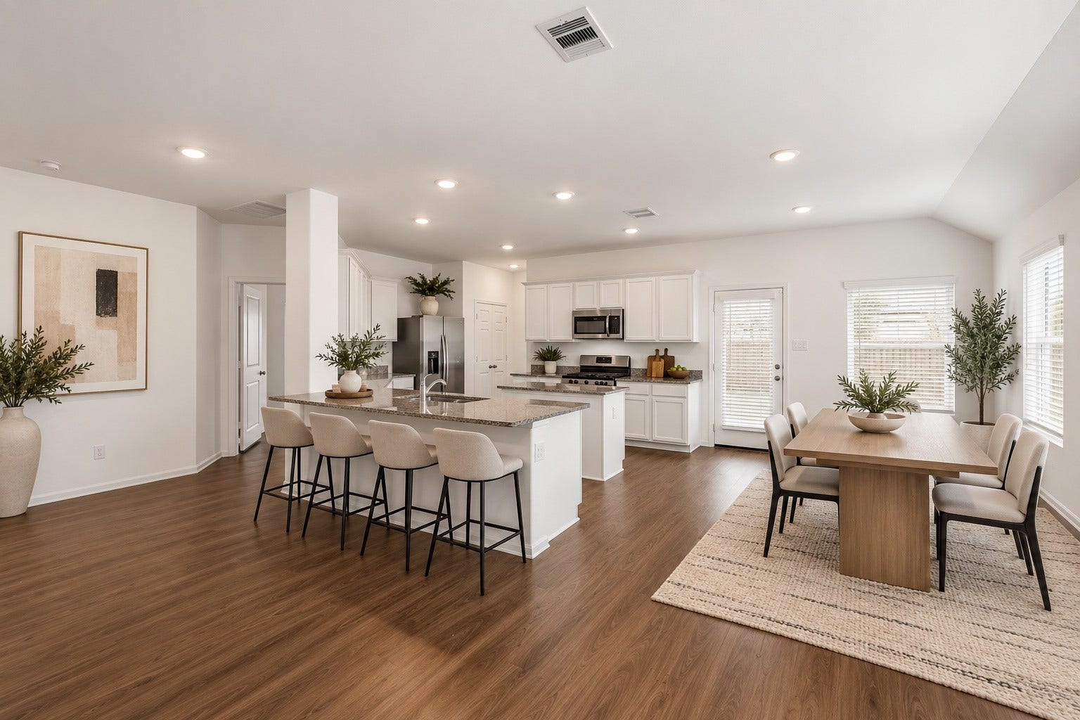 5232 Pine Pass Drive, Rosenberg, TX 77469 Breakfast area is open to the family room.