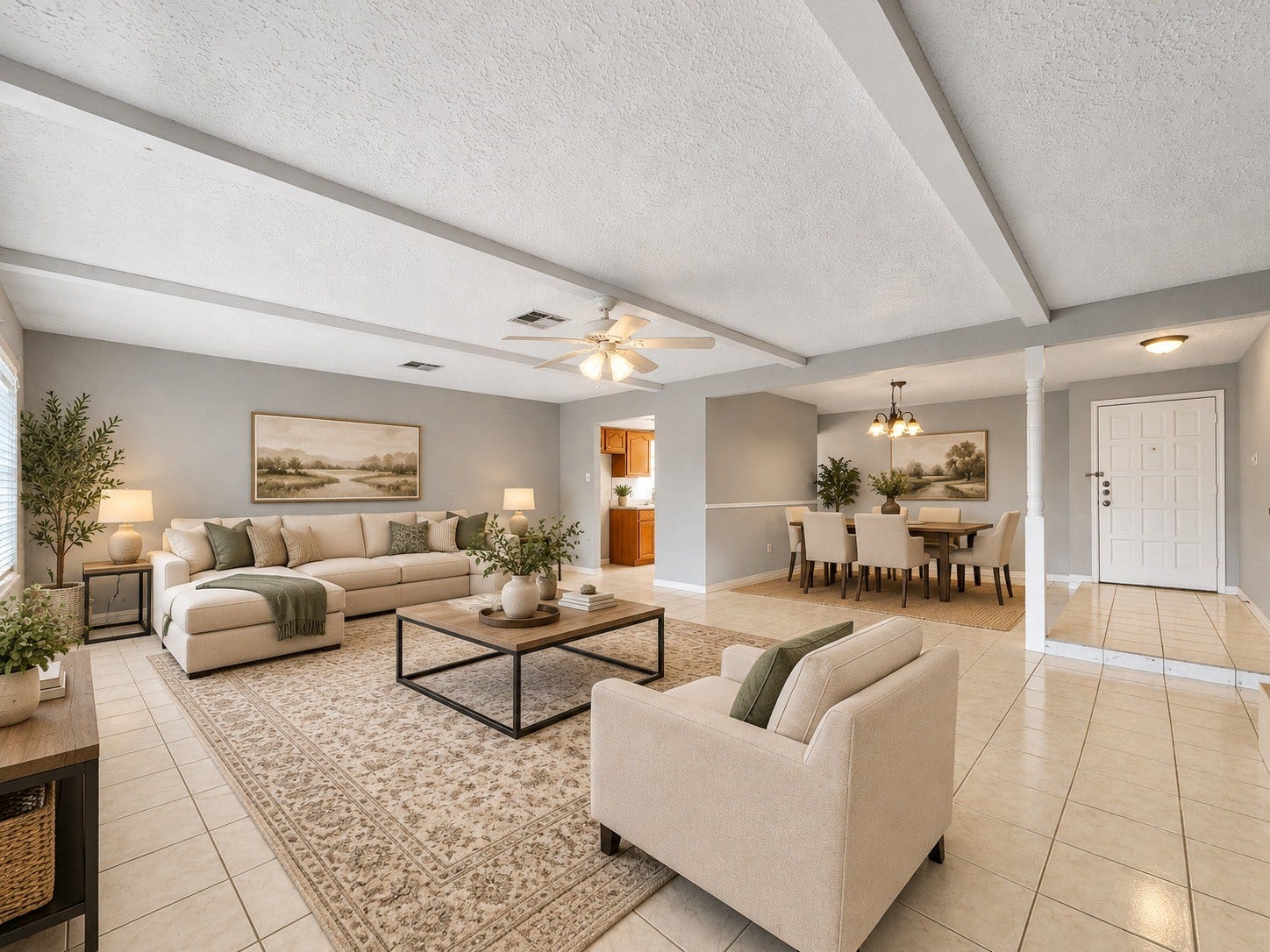 Living Room - Virtually Staged