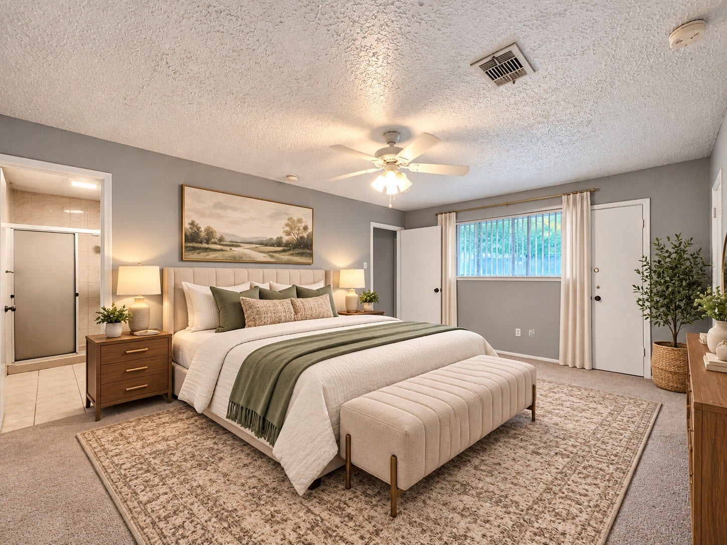 Primary Bedroom - Virtually Staged