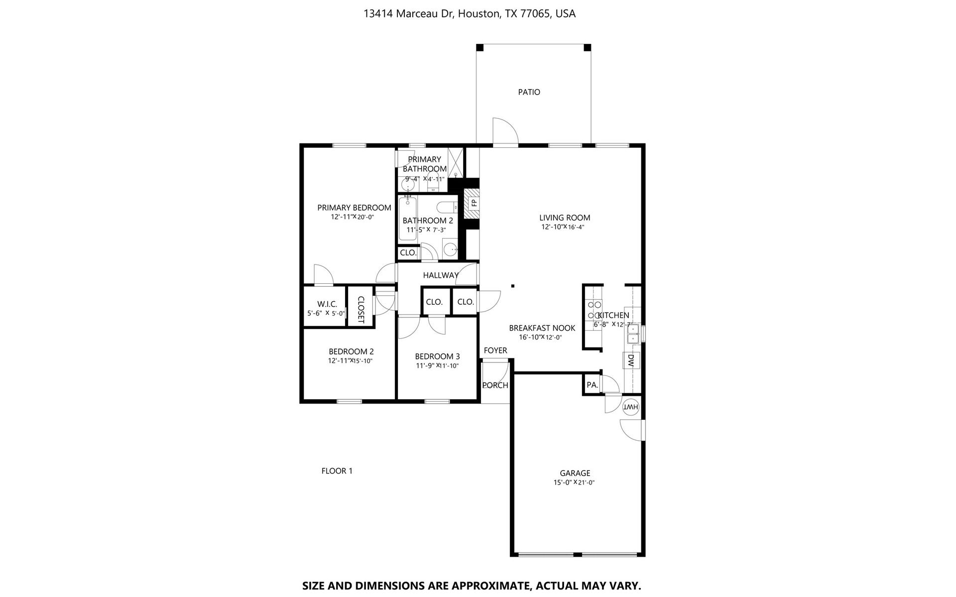 13414 Marceau Drive, Houston, TX 77065