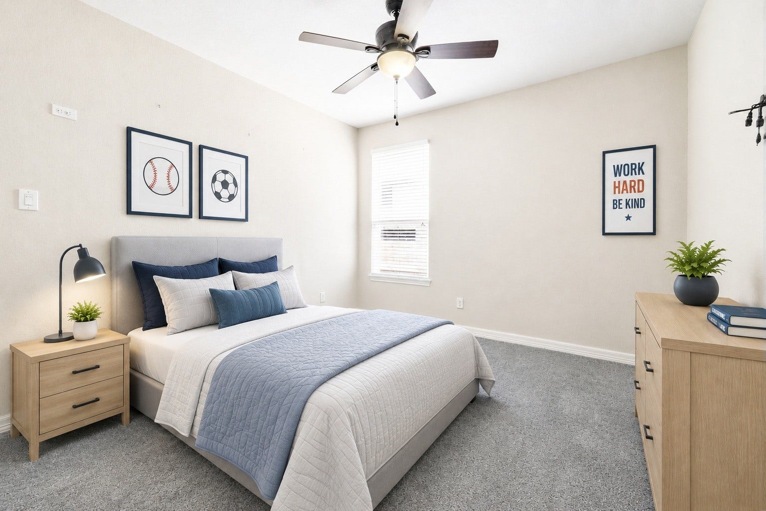 3707 Cat Springs Lane, Missouri City, TX 77459 Each secondary bedroom is designed with neutral tones, providing a versatile layout to suit your needs. Virtually staged so you can imagine the possibilities.