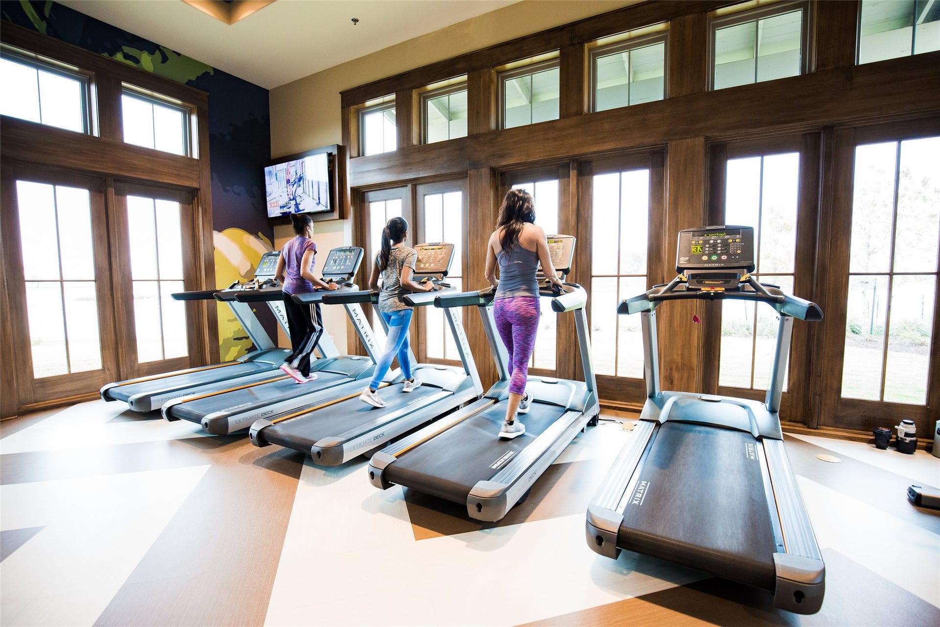 11042 Valley Fort Drive, Missouri City, TX 77459 Sienna has two fitness centers which includes a variety of exercise equipment, free weights and an exercise studio.