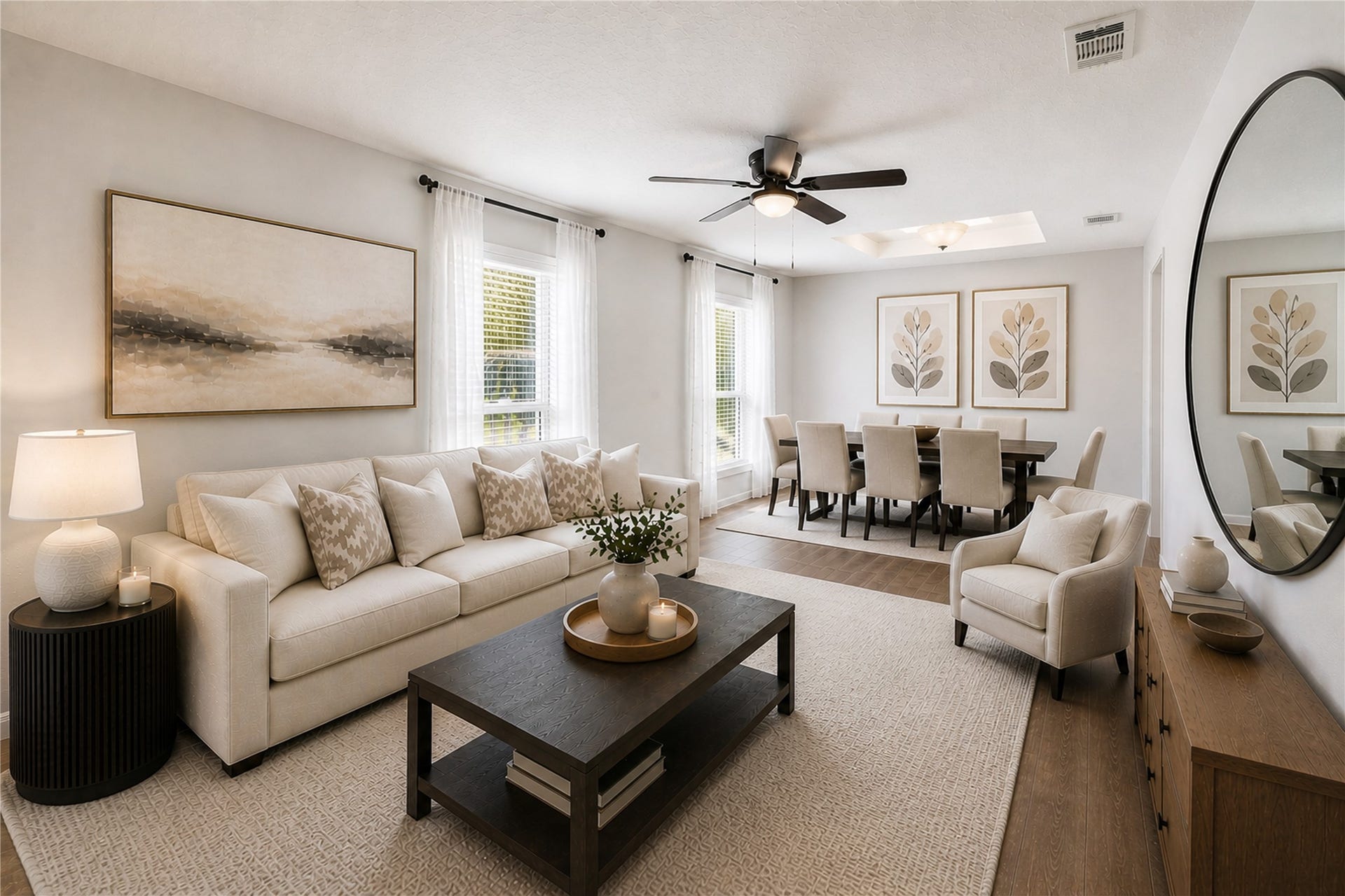 12010 Dorrance Lane, Meadows Place, TX 77477 ... this space could also be a living/dining combination. (virtually staged)