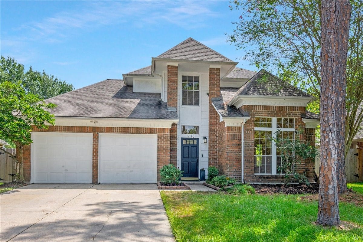 1730 Mabry Mill Road, Houston, TX 77062 Welcome to this beautifully updated Bay Glen home with brick exterior, a two-car garage, mature trees, and inviting curb appeal.