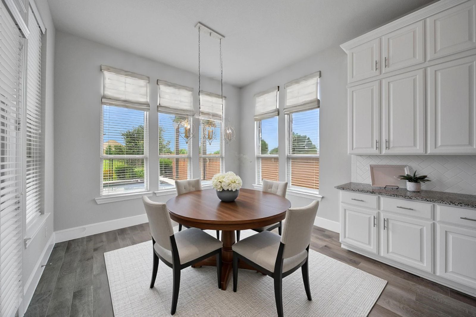 23935 Birchwood Lake Lane, Katy, TX 77493 Natural light cascades into the casual dining area , keeping it light and bright.