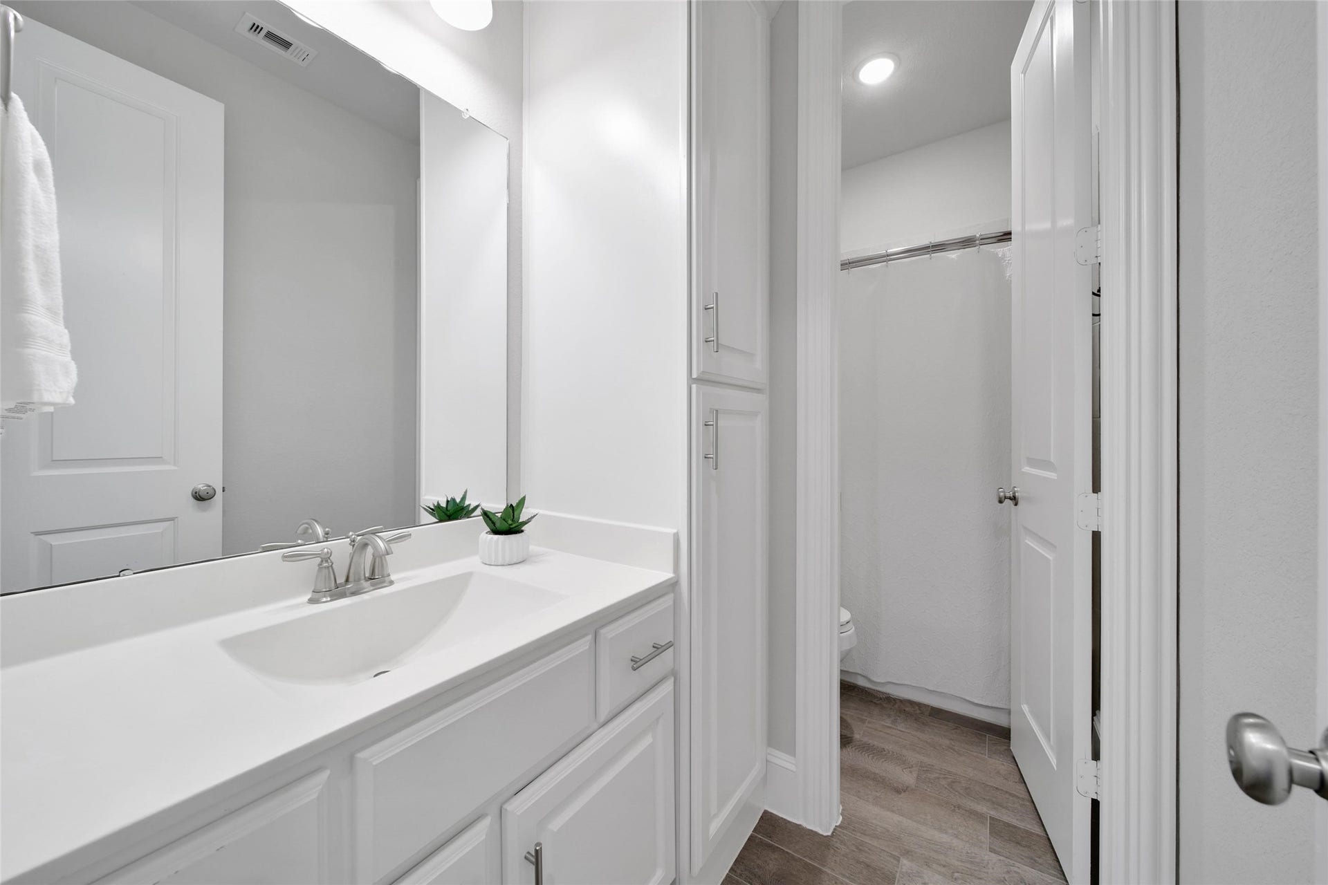 23935 Birchwood Lake Lane, Katy, TX 77493 The bedroom features an adjoining full bathroom for added convenience and privacy.