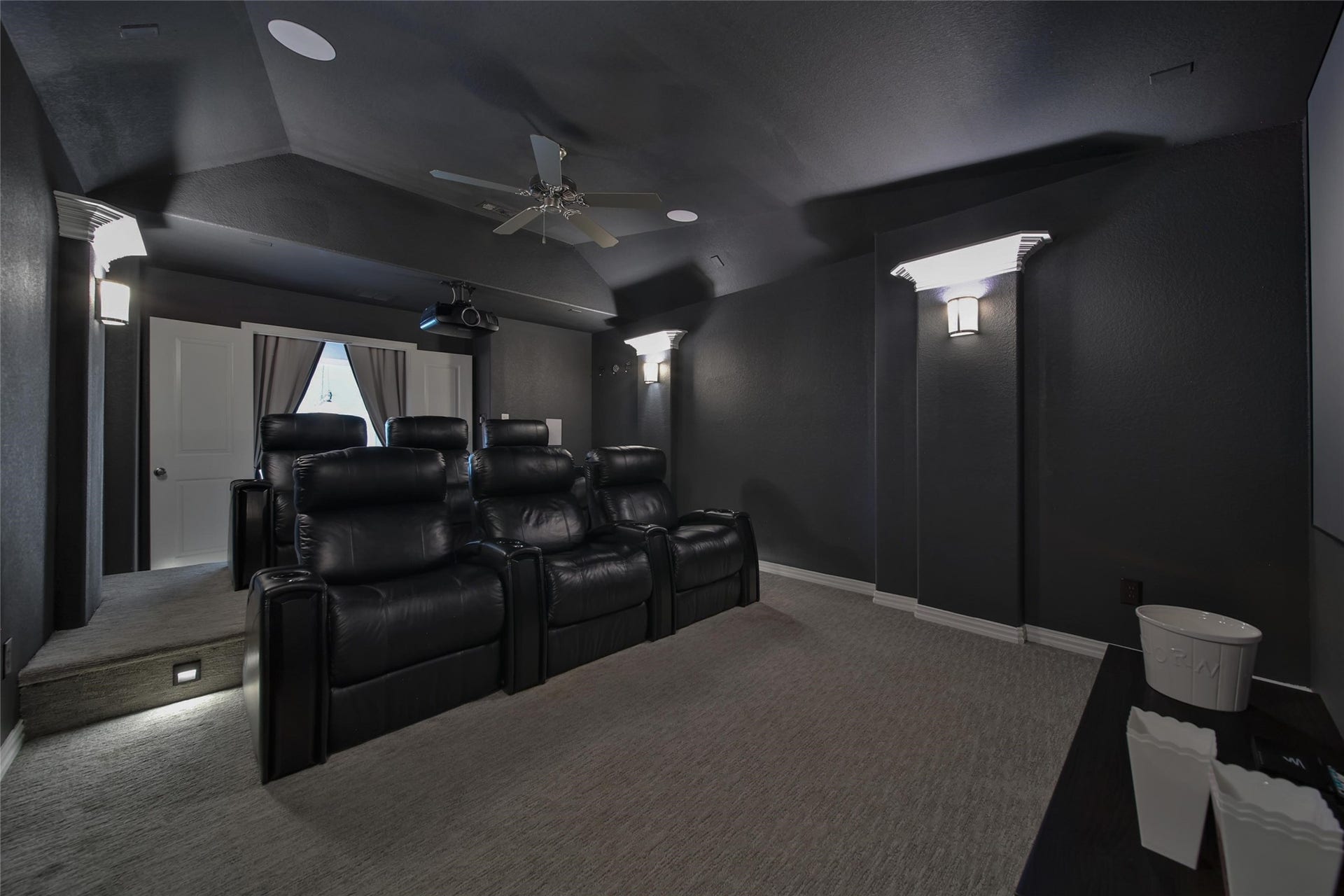 23935 Birchwood Lake Lane, Katy, TX 77493 Lights, Camera, Action!! This fully equipped media room incudes Epson projector, screen, subwoofer and built in surround sound speakers for the ultimate viewing experience. ($20K Upgrade)