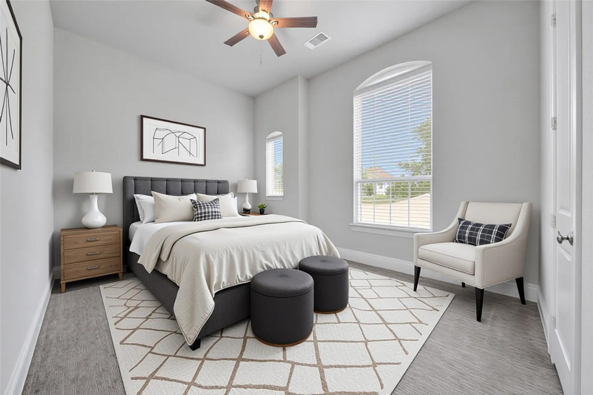 23935 Birchwood Lake Lane, Katy, TX 77493 The highly sought-after second bedroom down is a versatile space, ideal as a mother-in-law suite, nursery, or guest retreat.