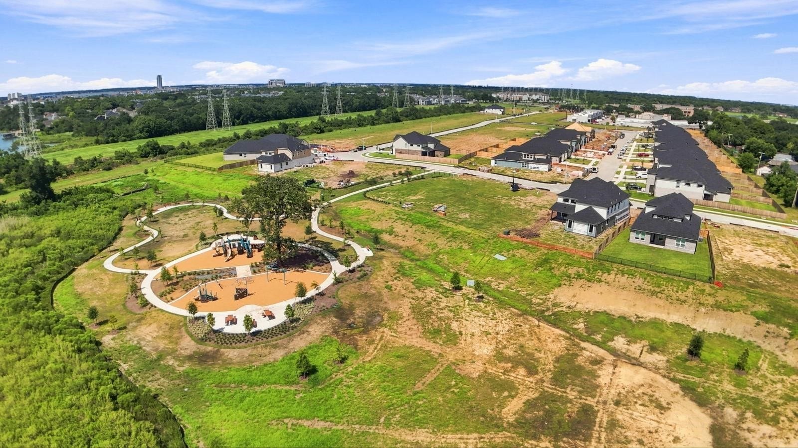community aerial view