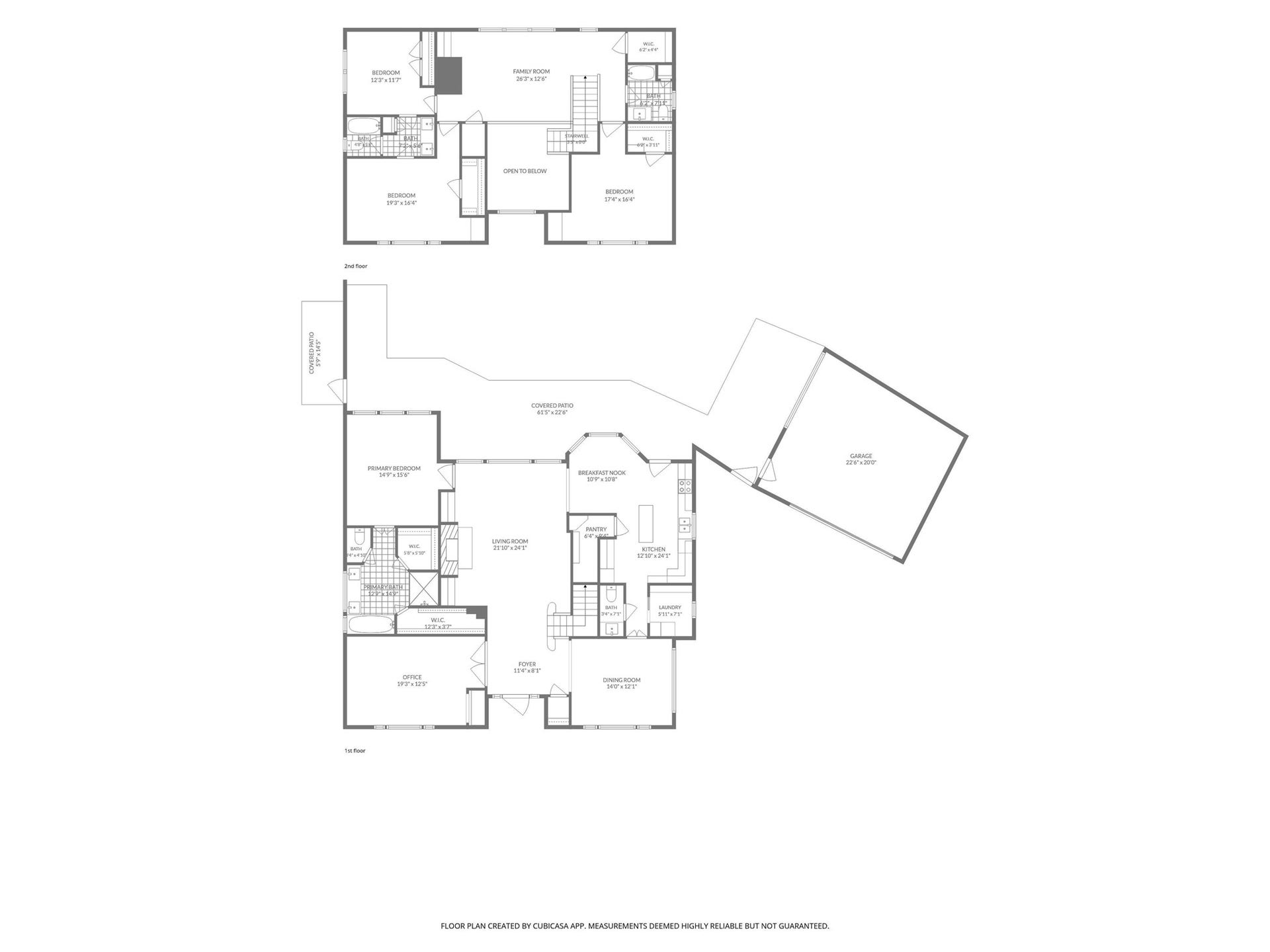 Floorplan of the home.