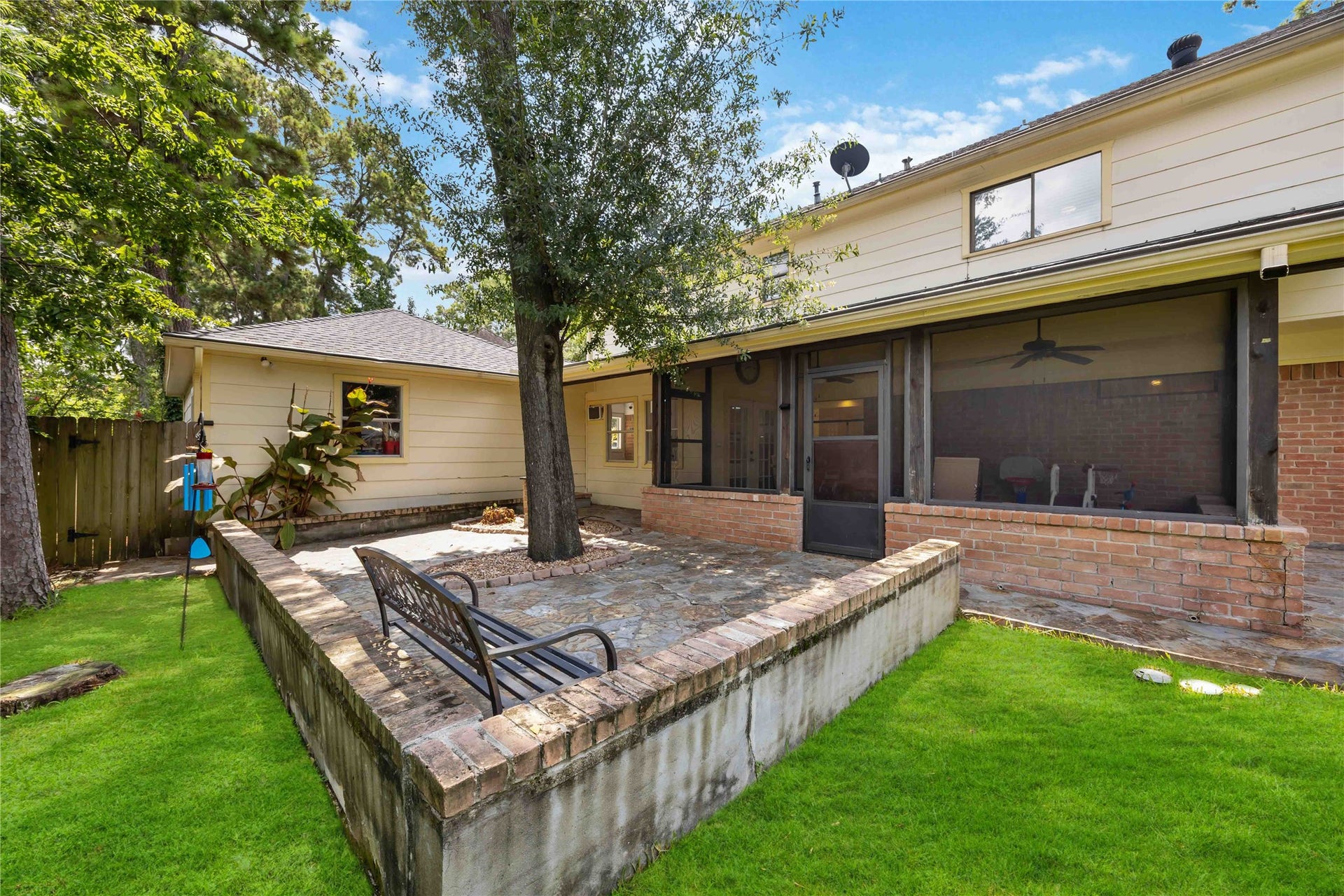 17006 Butteroak Drive, Spring, TX 77379 The backyard offers multiple outdoor areas, giving you options for seating, grilling and enjoying the Texas sunshine.