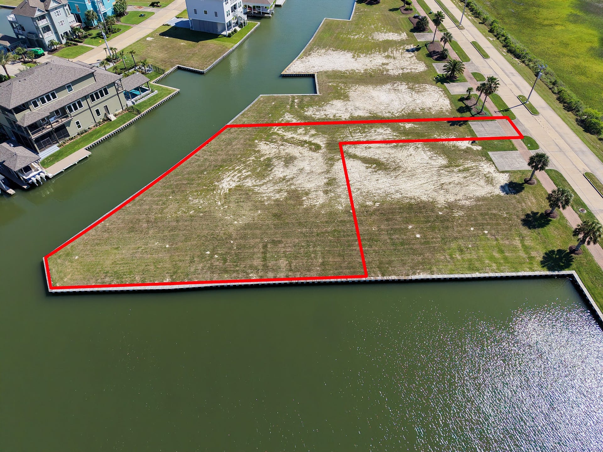 47 Shell Key, Hitchcock, TX 77563 Red property lines are estimated