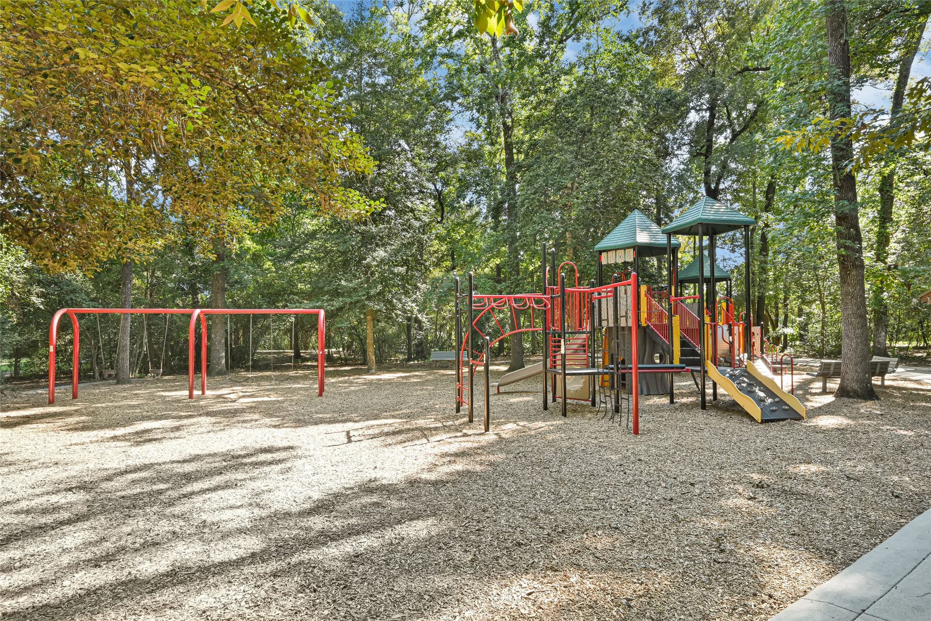 Childrens Playground at the park. All walking distance.