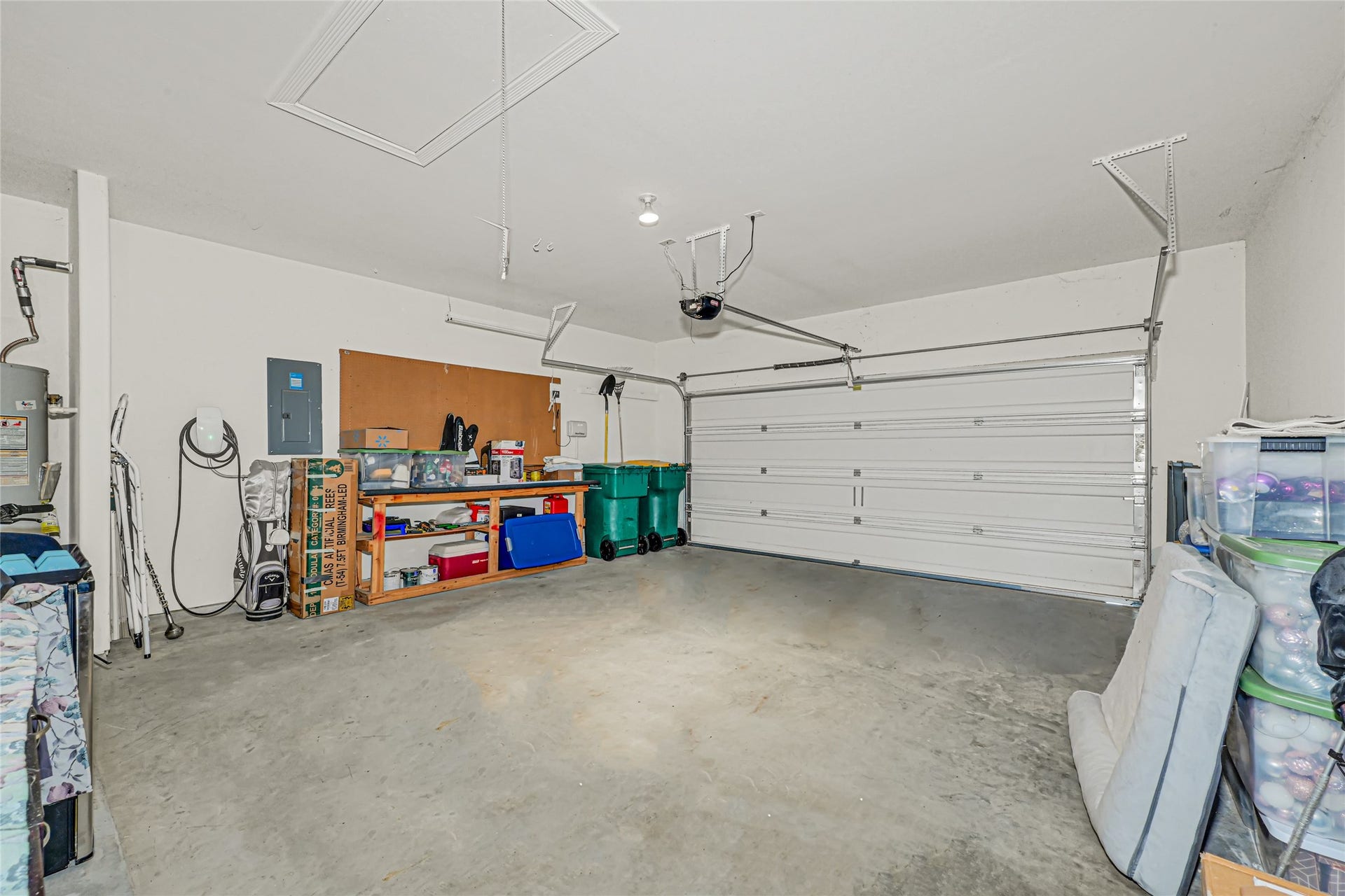 2 car attached garage