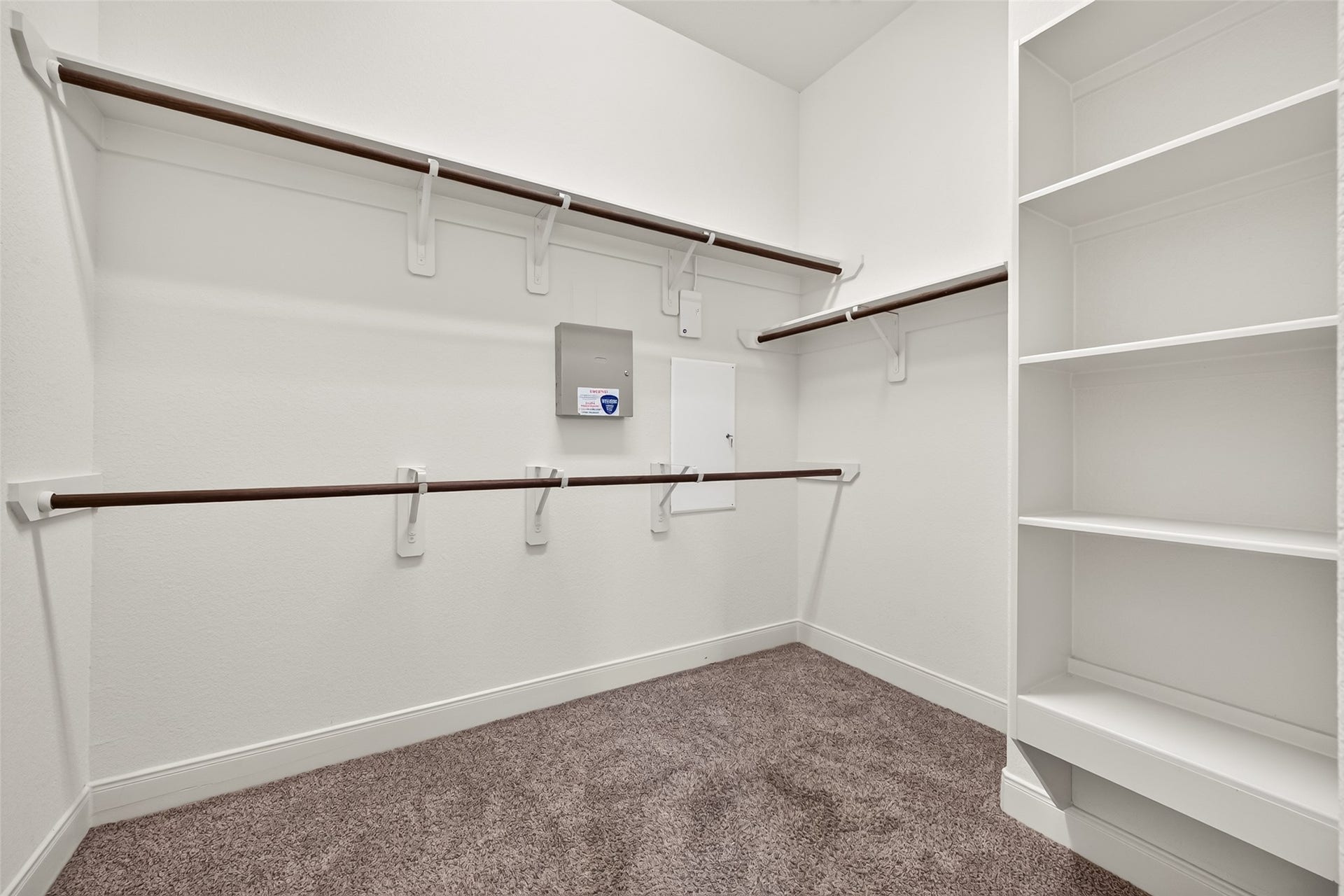 Primary closet