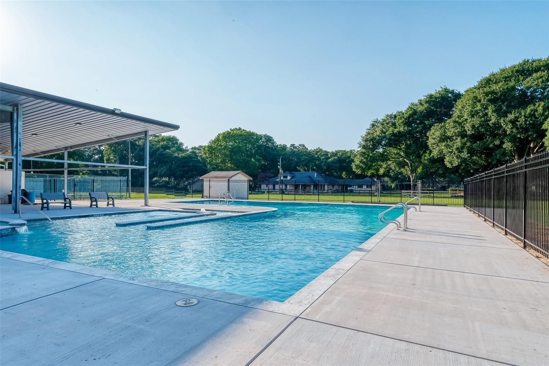 The Neighborhood Pool with Pavilion and Restrooms was just Updated in 2024.