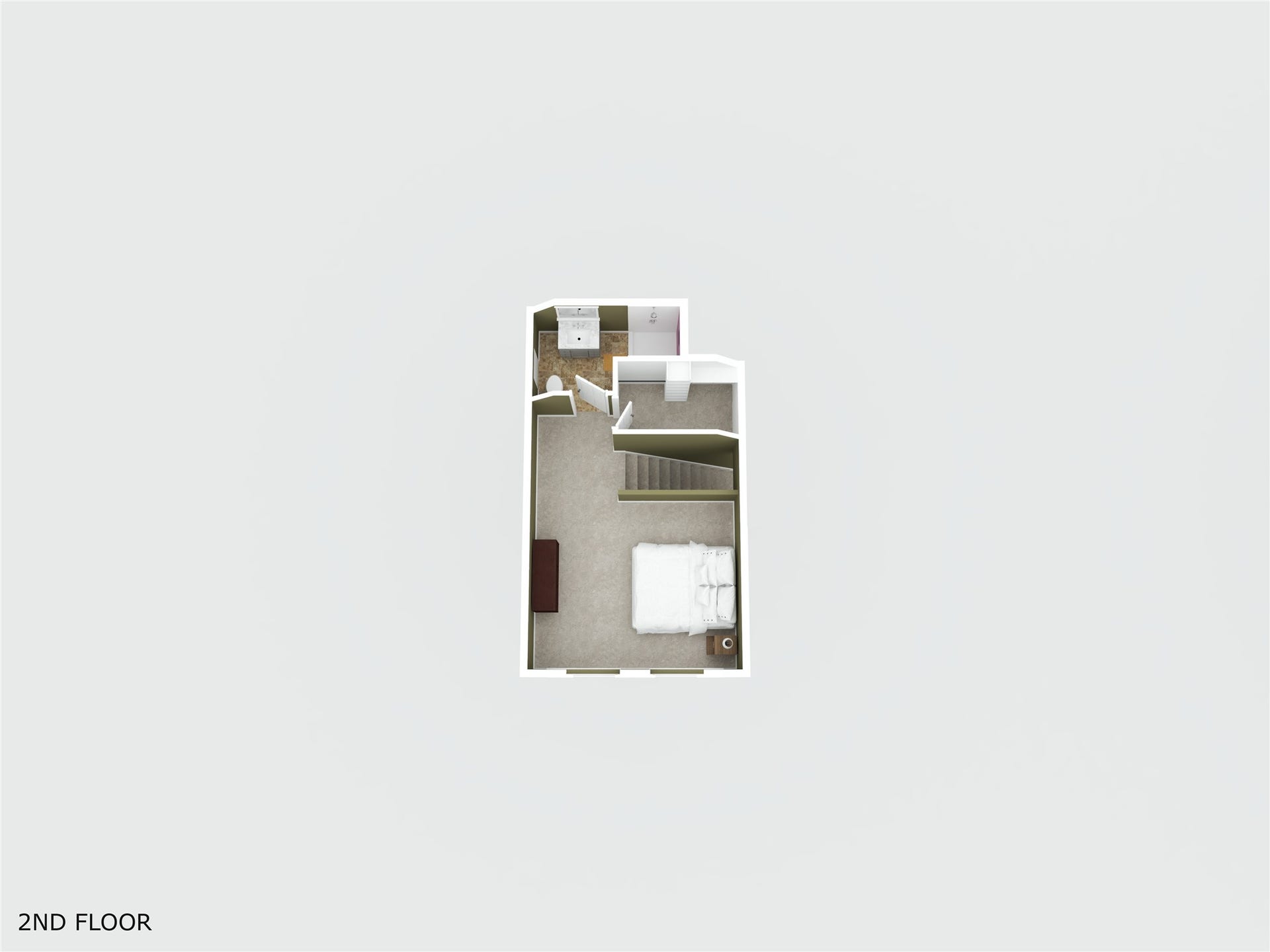2nd Floor Plan. All Information Deemed Reliable but not Guaranteed.