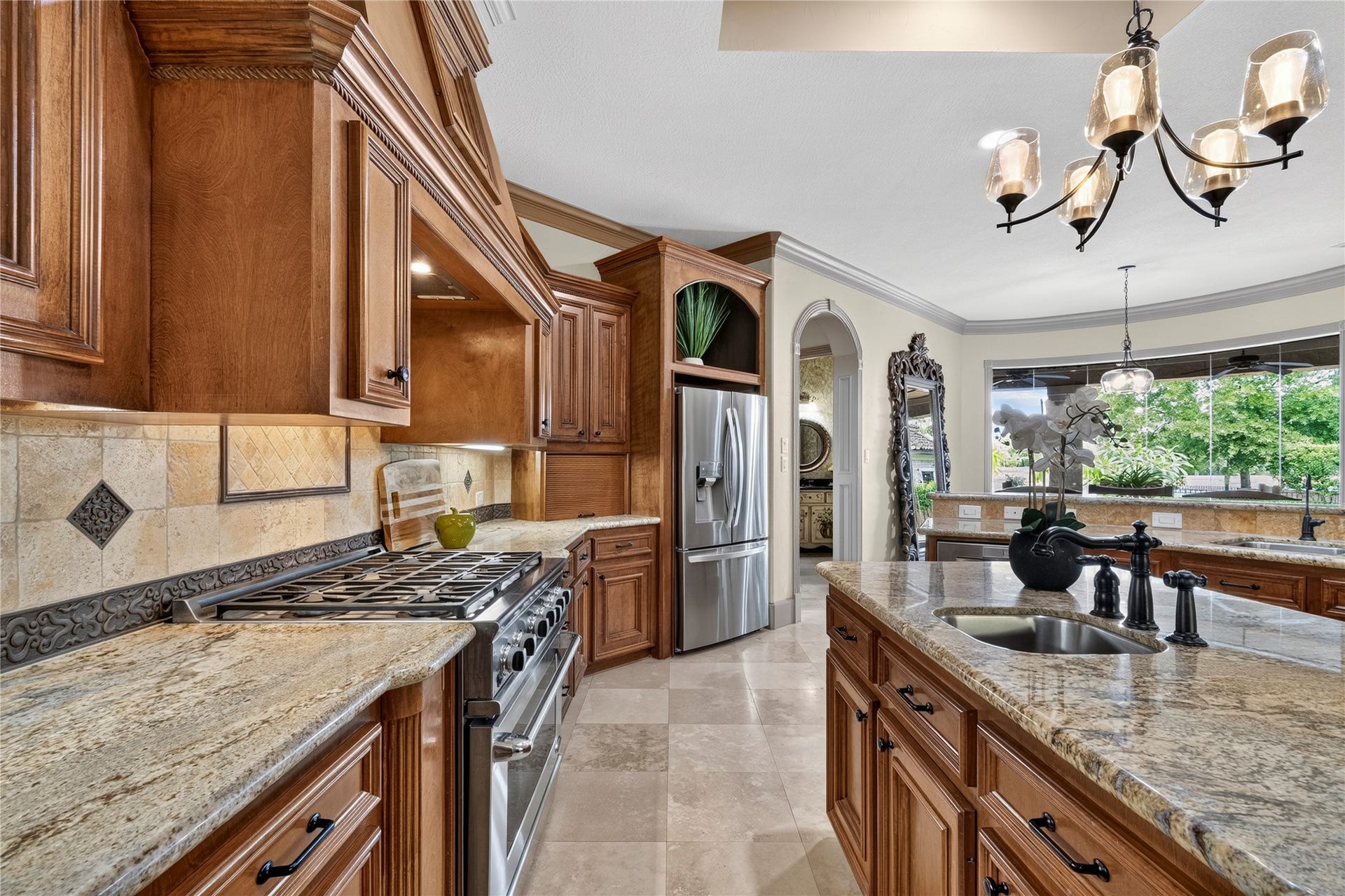 You will love this Chefs kitchen with commercial grade range, additional oven and oversized island  And yes more beautiful views!