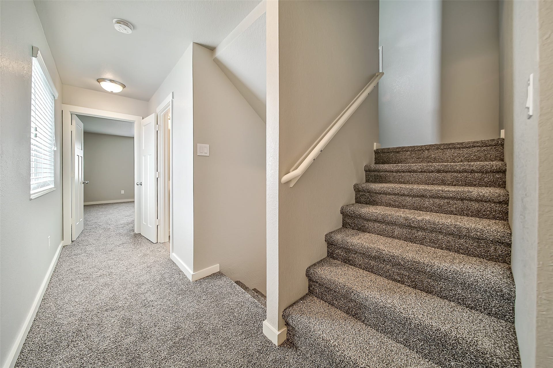12603 Telge Road, #29D, Cypress, TX 77429 Second floor hallway and stairs leading up to third floor
