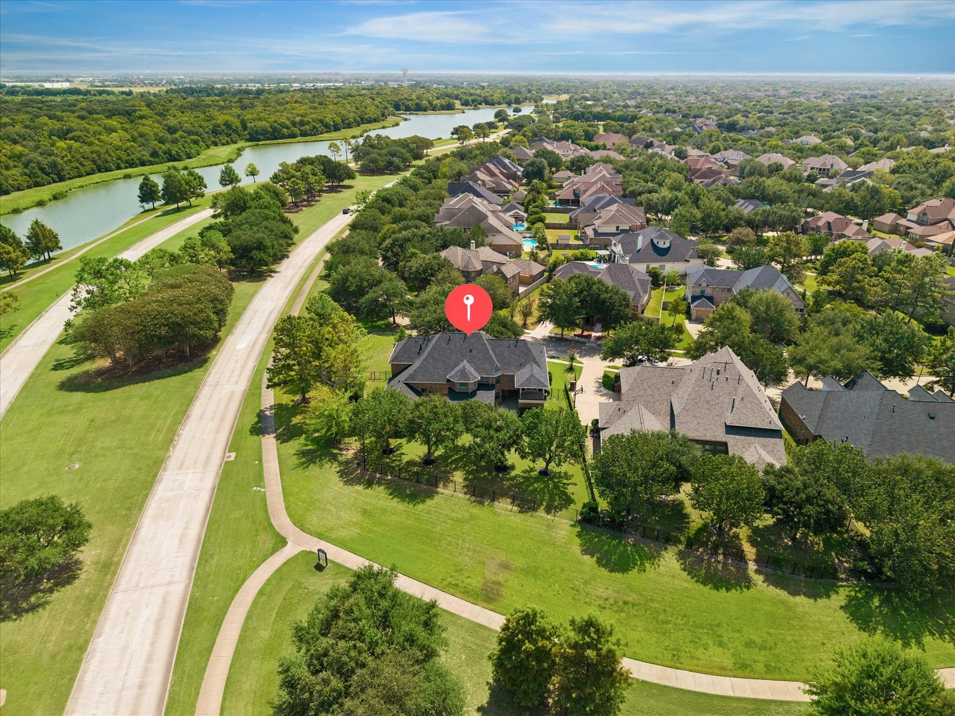 18715 N Thomas Shore Drive, Cypress, TX 77433 Ariel view of the Shores subdivision!