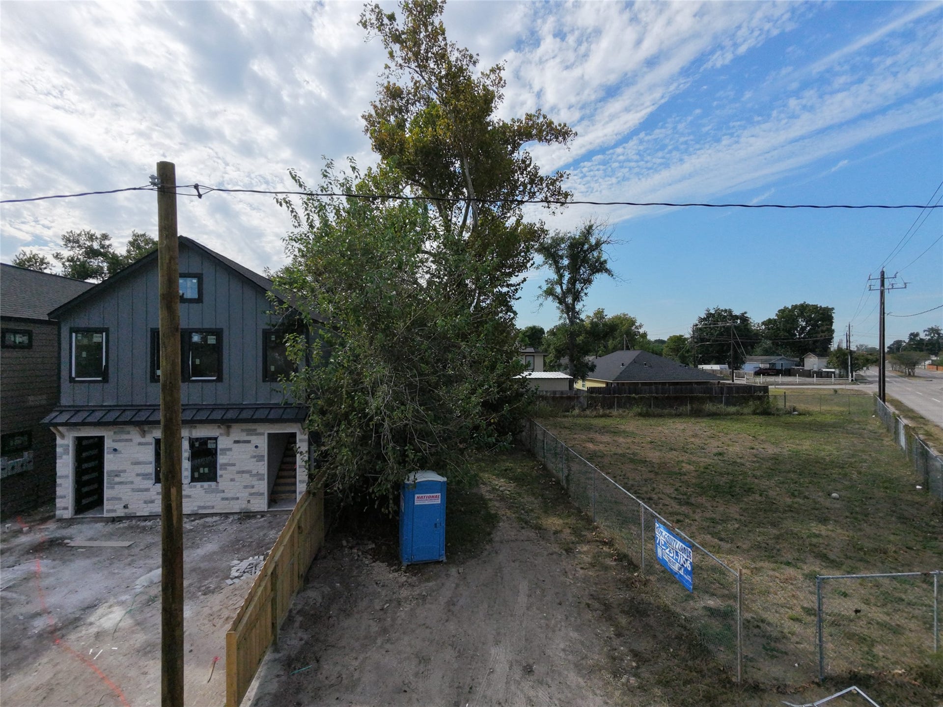 0 Arabella Street, Houston, TX 77091 Aerial view of lot