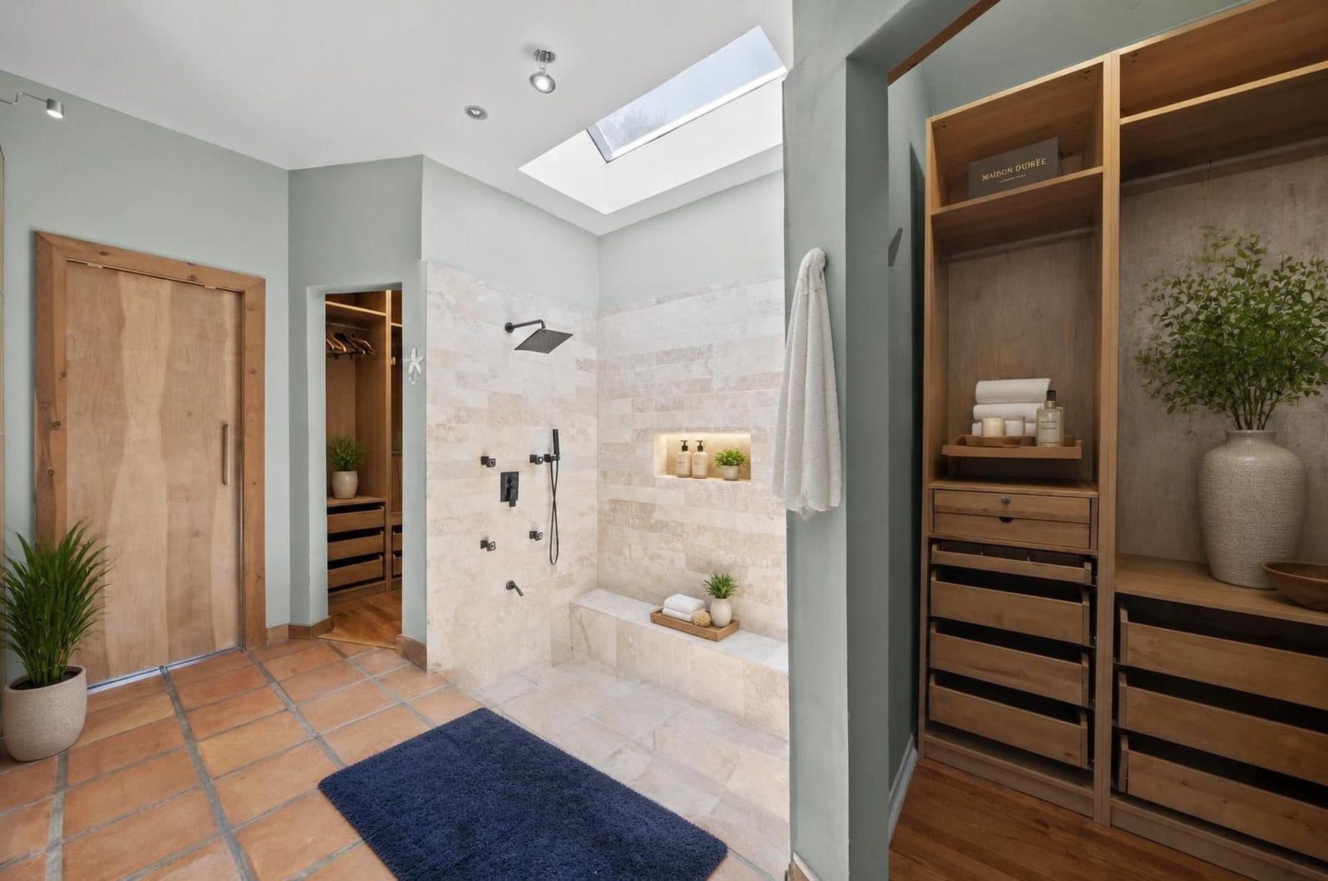 11807 Carriage Hill Drive, Houston, TX 77077 The Italian-inspired soaking area creates a standout moment inside the primary bath. It adds character, texture, and a spa-like detail that separates the suite from a standard layout.
