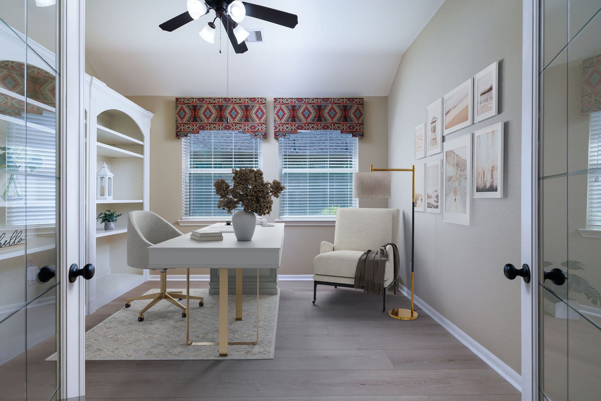 3573 Falcon Way, Conroe, TX 77304 Virtually staged study room-can be converted to extra bedroom.