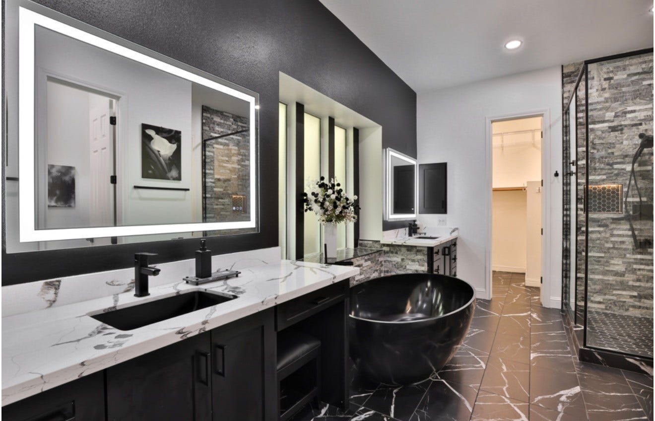 2831 Hazy Hillside Court, Houston, TX 77345 Recently renovated bathroom