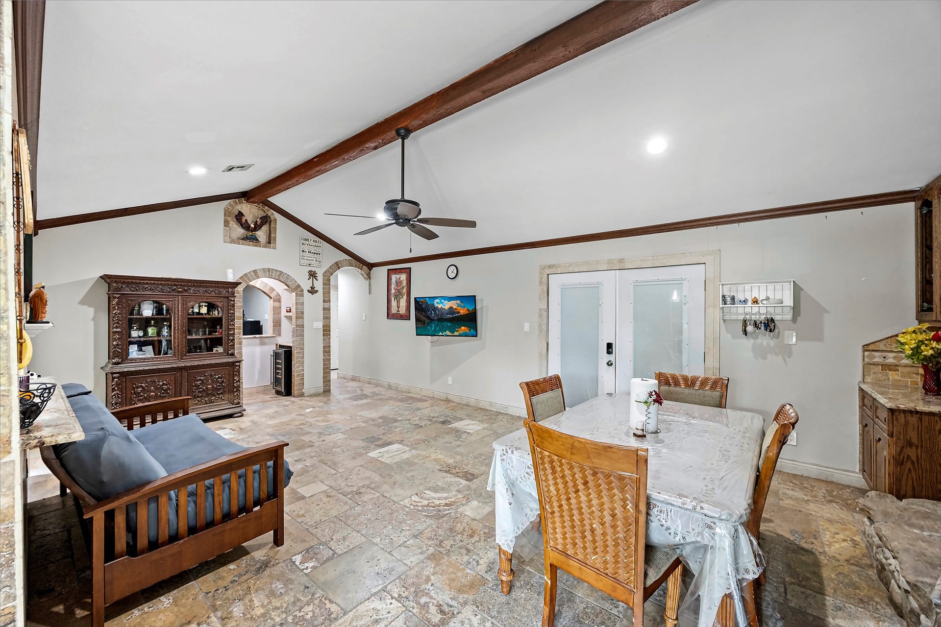 2127 Maurine Street, Houston, TX 77039 Dining Area with Additional Family room