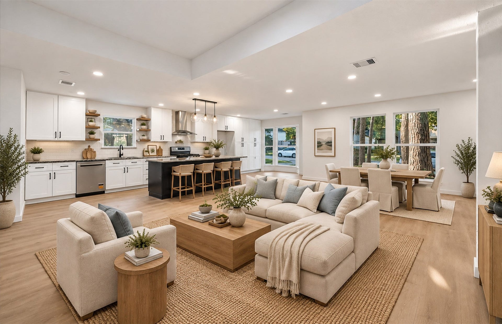 3430 Sycamore Shadows Drive, Kingwood, TX 77339 Amazing open floor plan! Room is virtually staged