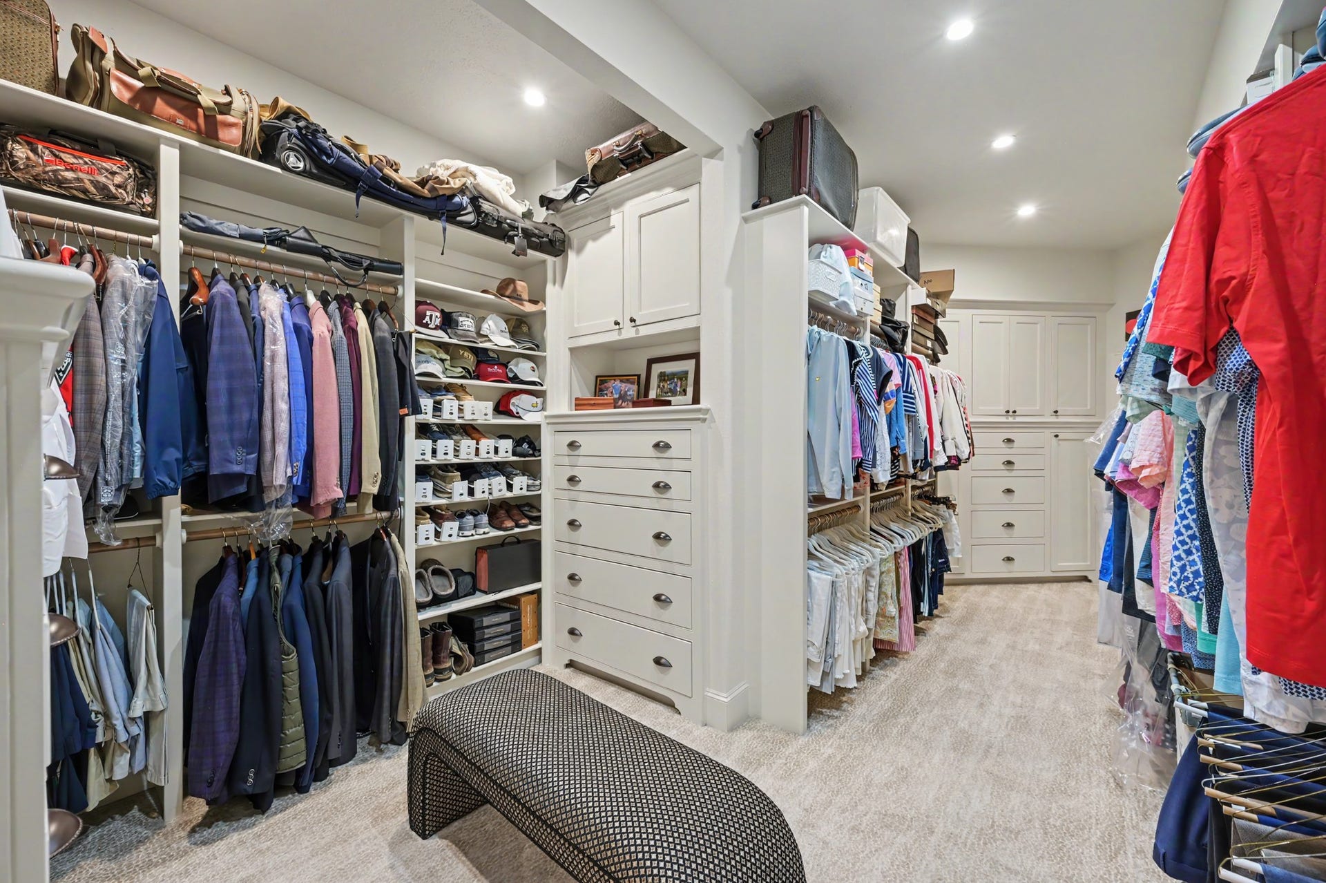 Massive walk in closet