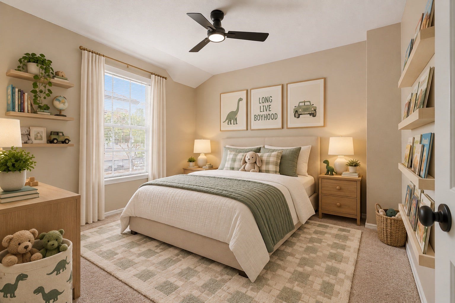 794 Thicket Lane, Houston, TX 77079 Virtually staged secondary bedroom.