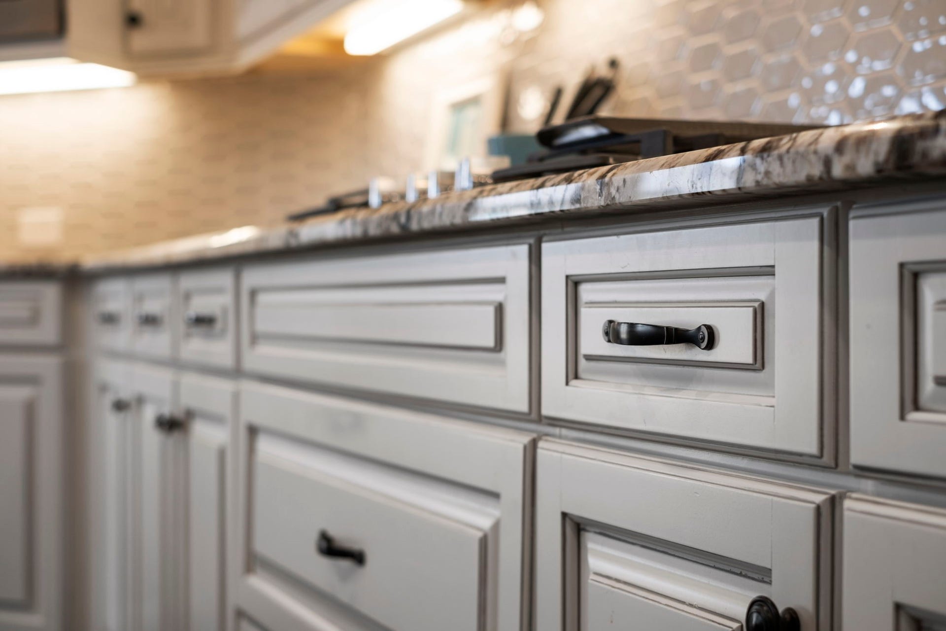 19314 Trotting Green Trail, Tomball, TX 77377 The french country finish on the cabinets is so classy
