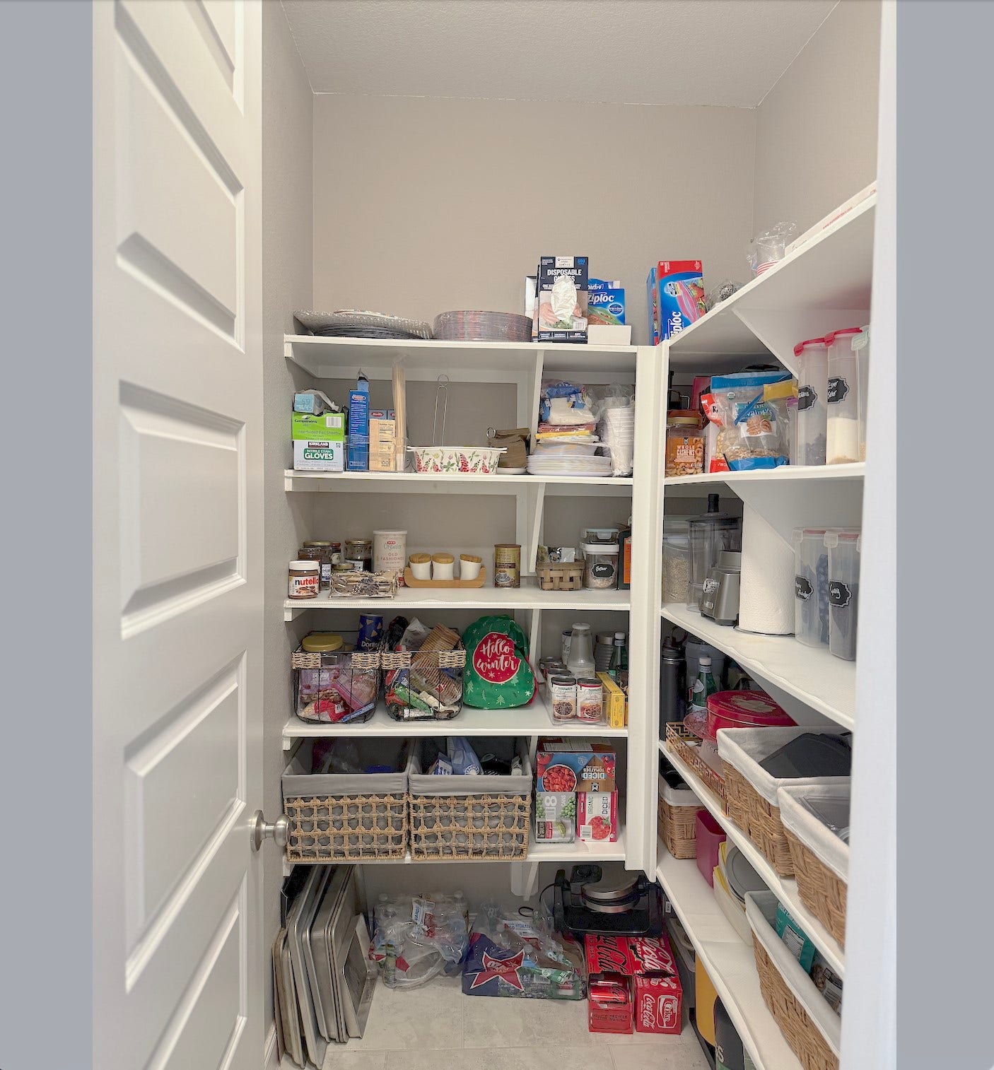 good size pantry