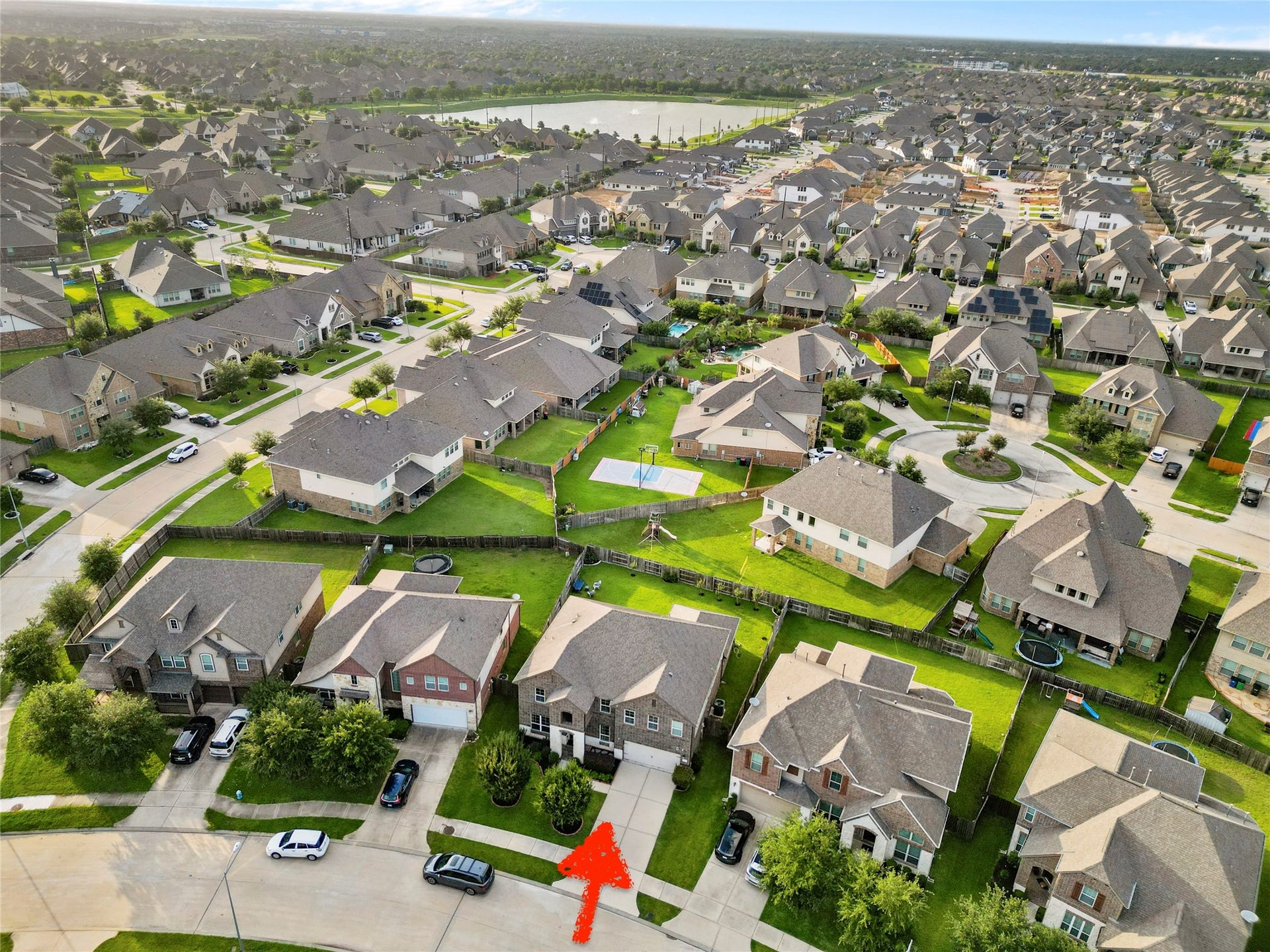 walkable to the lake and community amenities