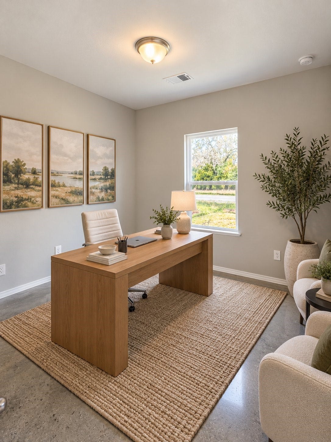 15622 Walnut Drive, Montgomery, TX 77356 Home office or Secondary bedroom ** Virtually staged image to help envision the home furnished & Decorated for illustration purposes only