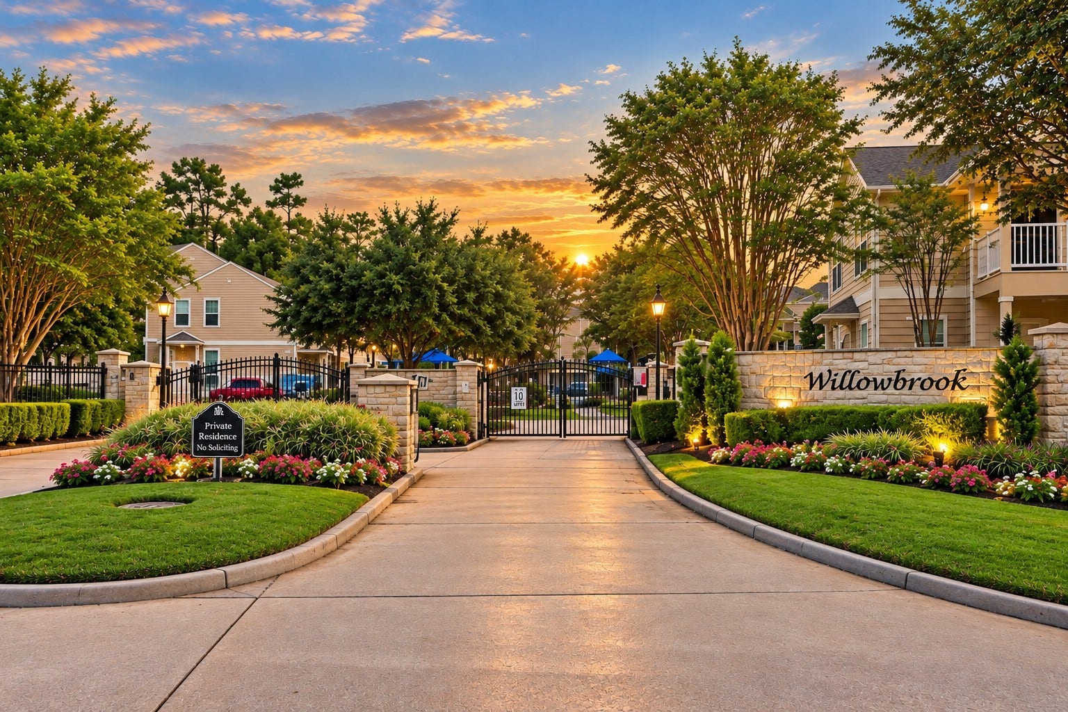 13600 Breton Ridge Street, #11A, Houston, TX 77070 Discover the charm of Willowbrook, a gated community featuring beautifully landscaped grounds, elegant stonework, and a welcoming entrance that offers privacy and pride of ownership.