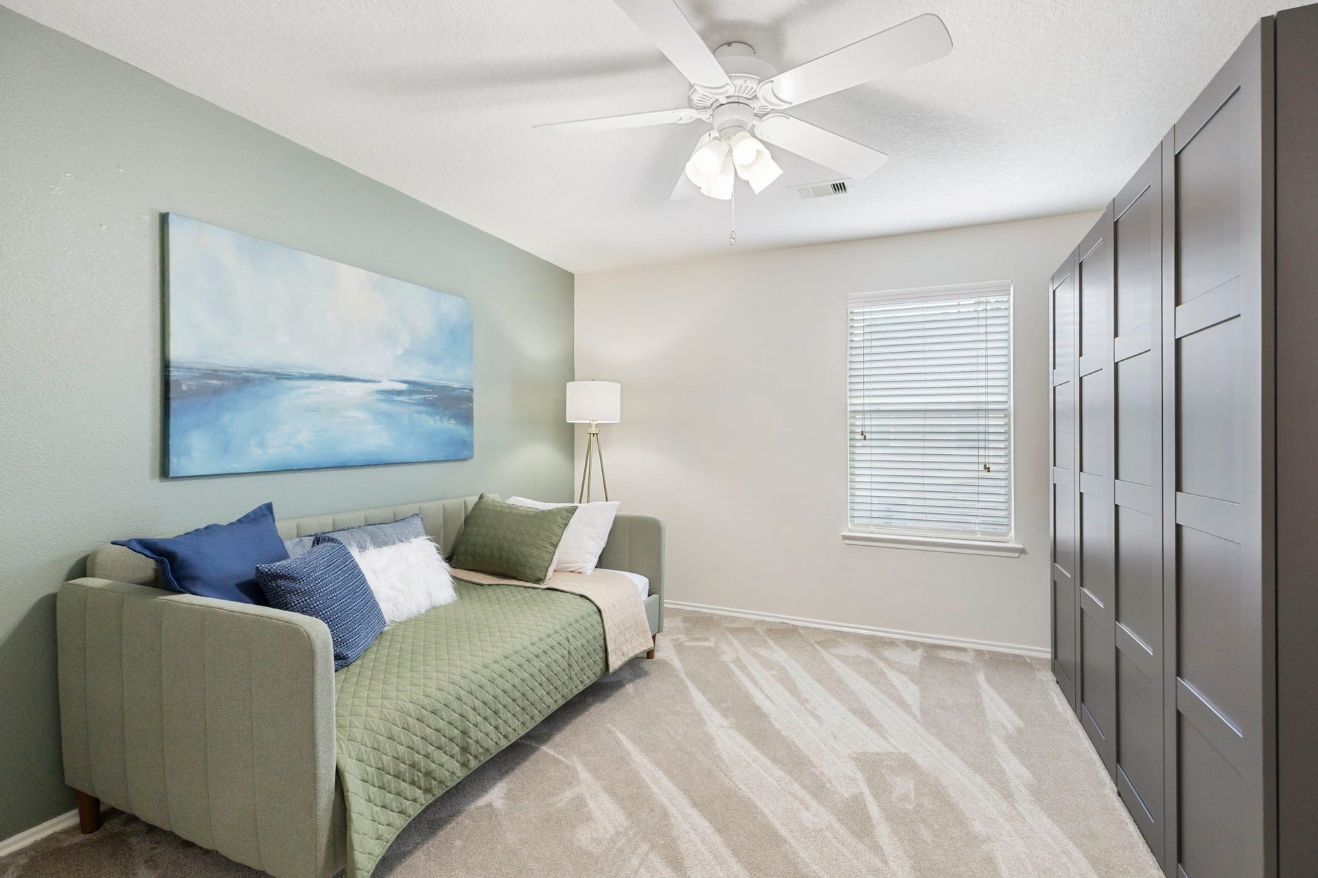 13600 Breton Ridge Street, #11A, Houston, TX 77070 The upstairs flex room is valuable space that could serve as a 3rd bedroom, game room, home office, home theater or personal gym!