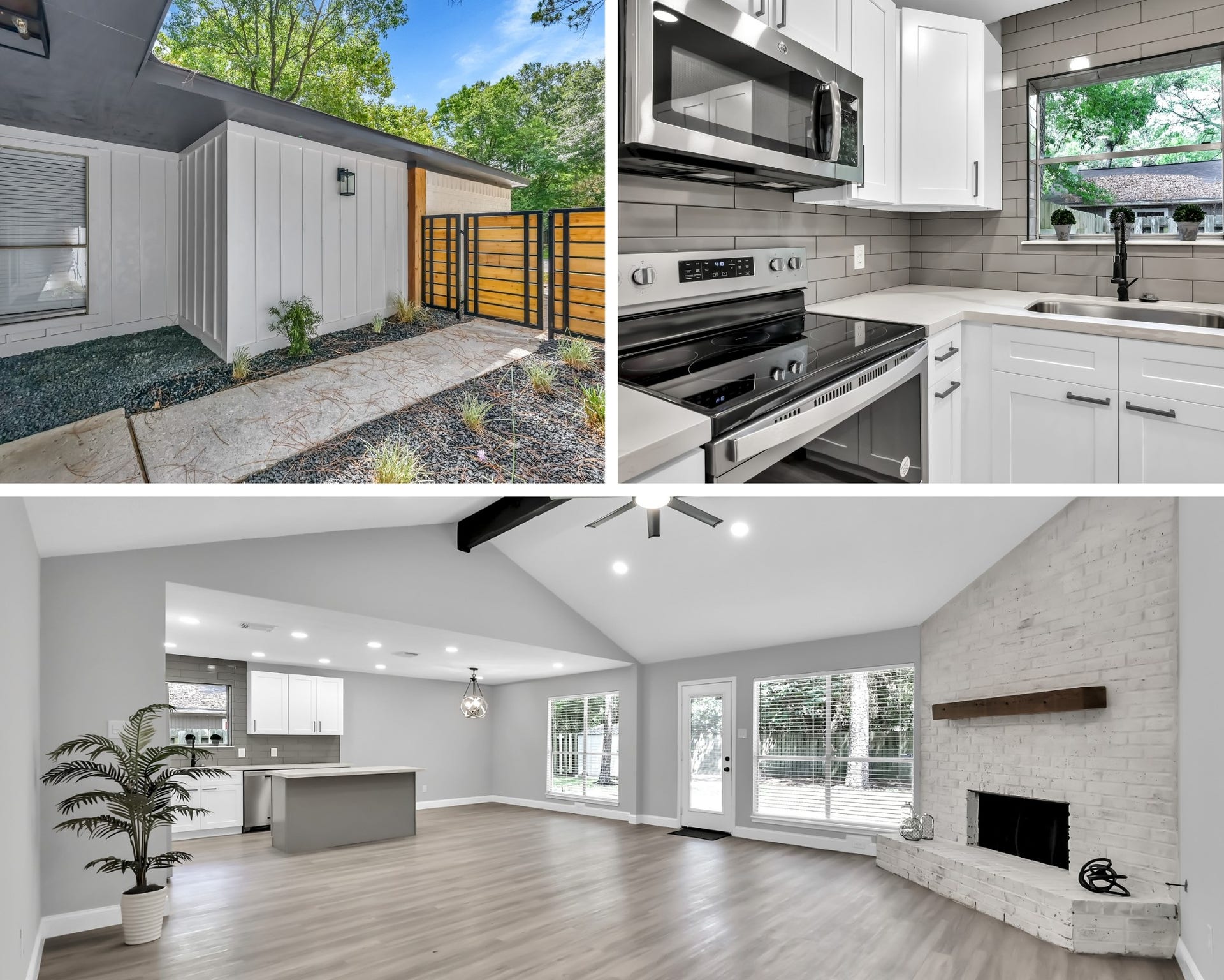 Remodeled home in Panther Creek zoned to top schools.