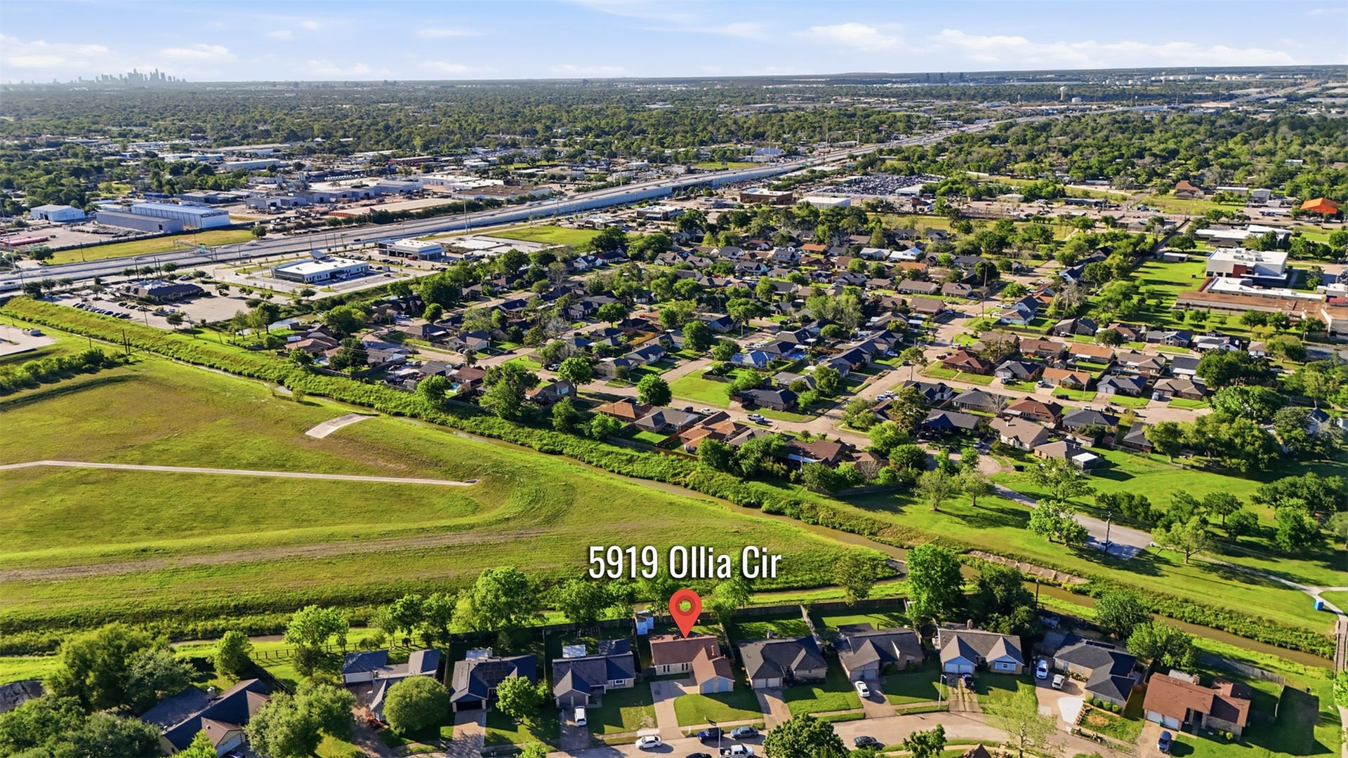 5919 Ollia Circle, Pasadena, TX 77505 Conveniently located close to Sam Houston Pkwy and less than five minute drive to Fairmont parkway shopping center, H-E-B, SuperTarget and much more.